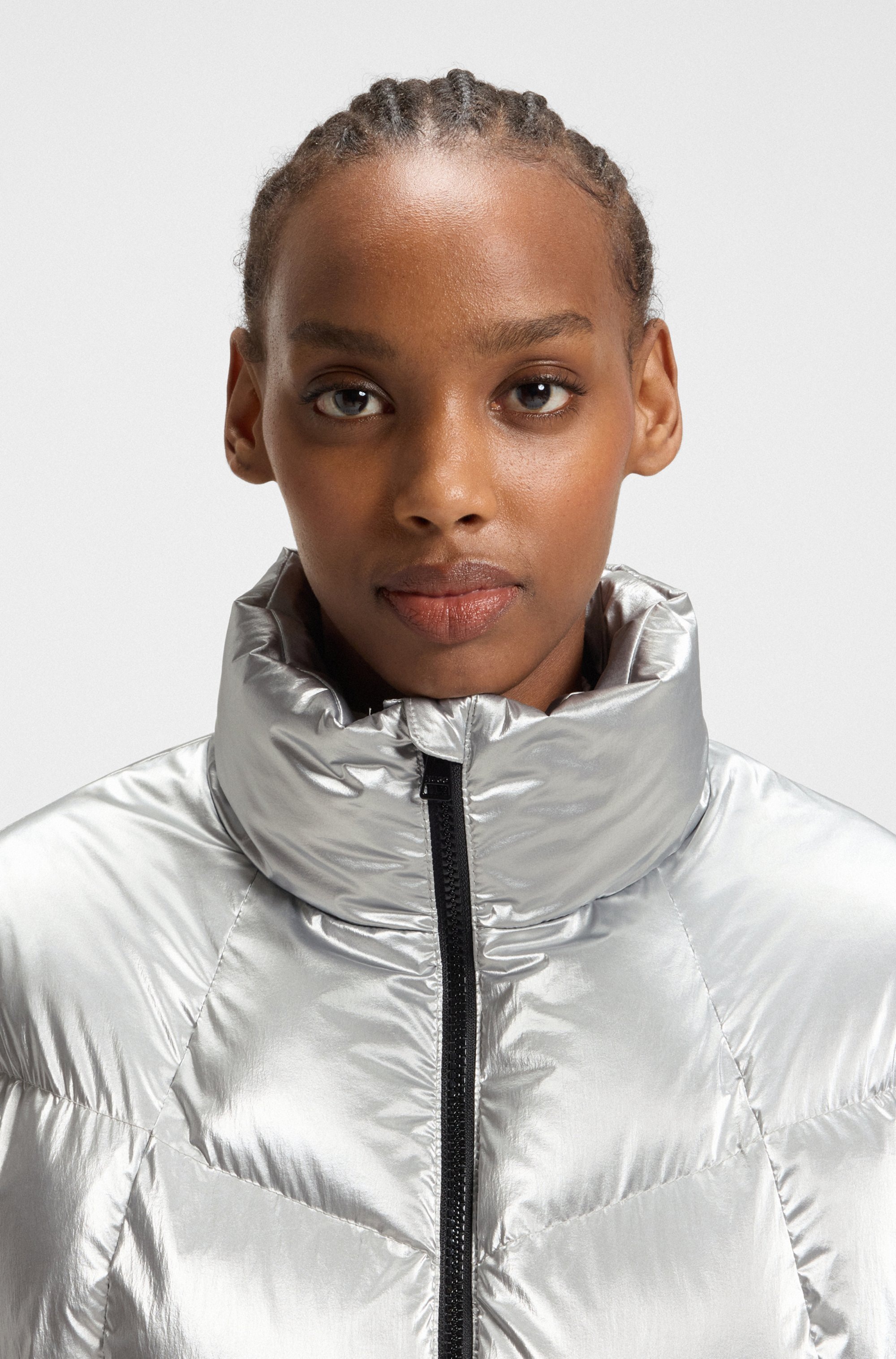 HUGO Blue Steppjacke "Fiorella" in verkürzter Länge, Kordelzug im Saum günstig online kaufen