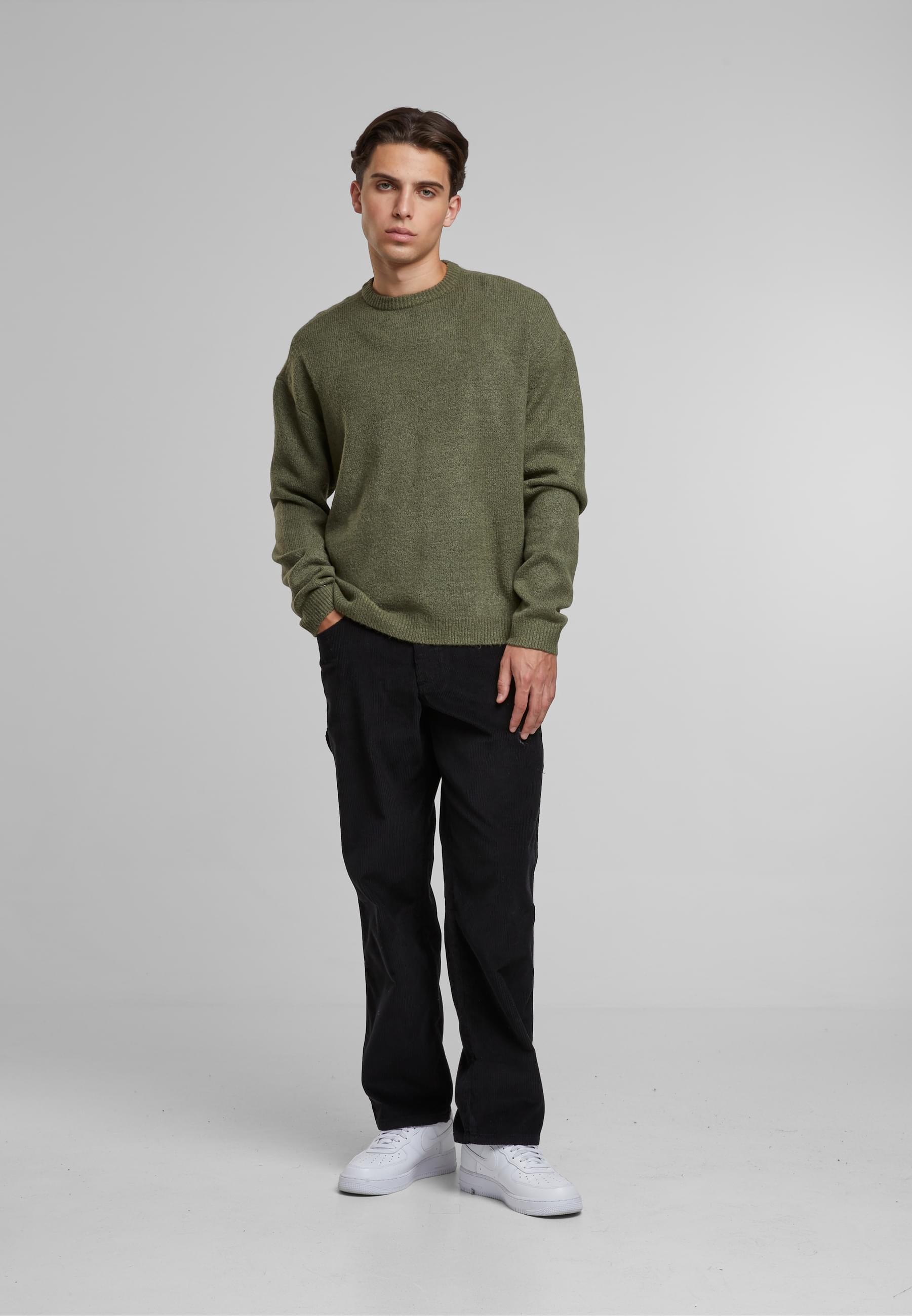 URBAN CLASSICS Rundhalspullover »Urban Classics Herren Oversized Chunky Sweater«, (1 tlg.)