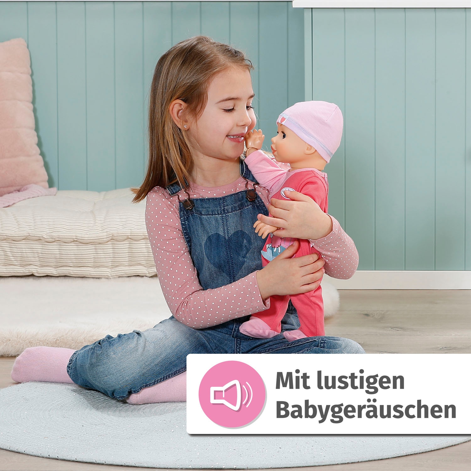 Baby Annabell Babypuppe »Emily Lauf mit mir, 43 cm«, mit Soundfunktion