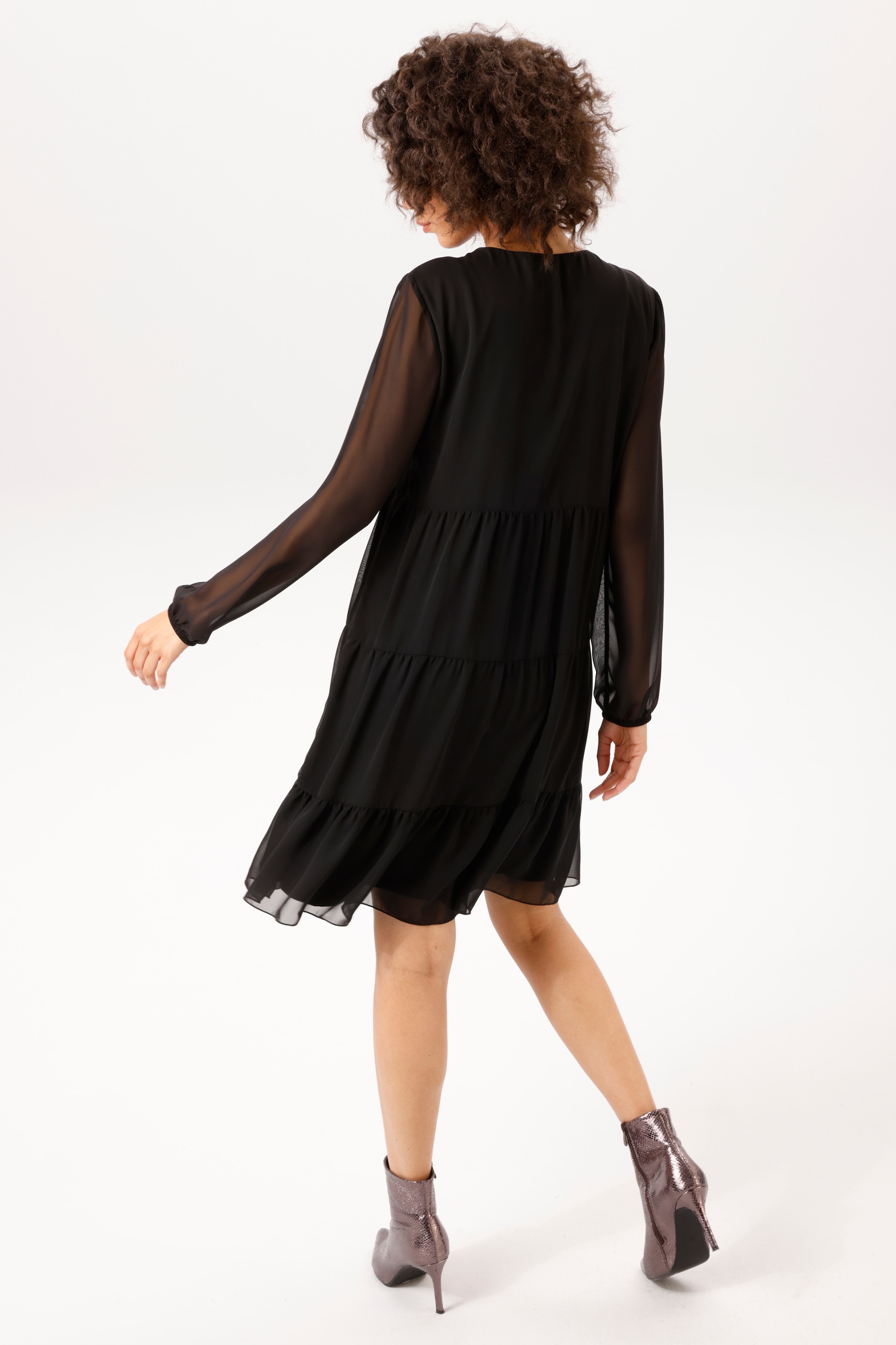 Aniston CASUAL Tunikakleid aus zartem Chiffon - NEUE kOLLEKTION