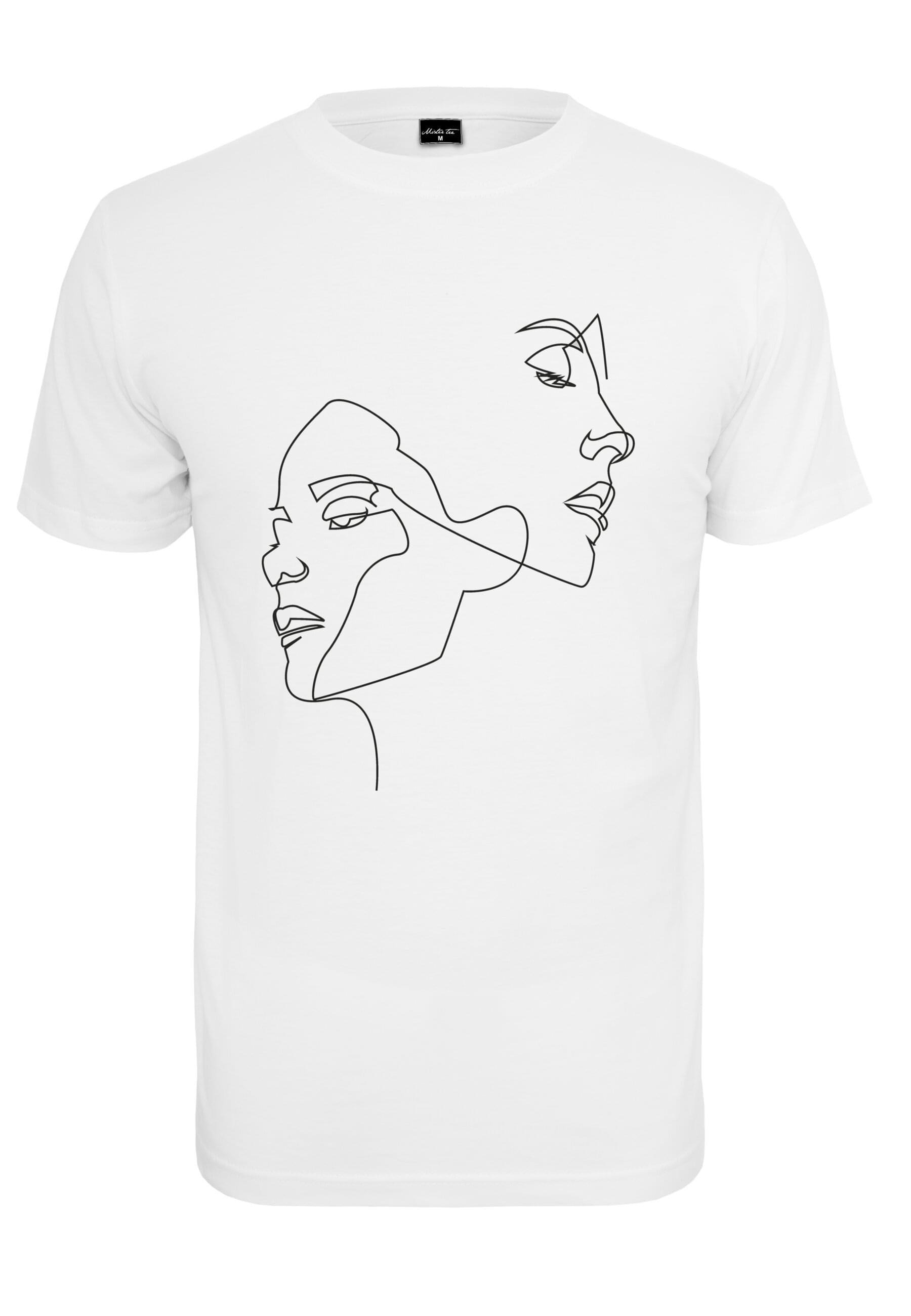 MisterTee Kurzarmshirt "MisterTee Damen Ladies One Line Tee" 1 Stk. günstig online kaufen