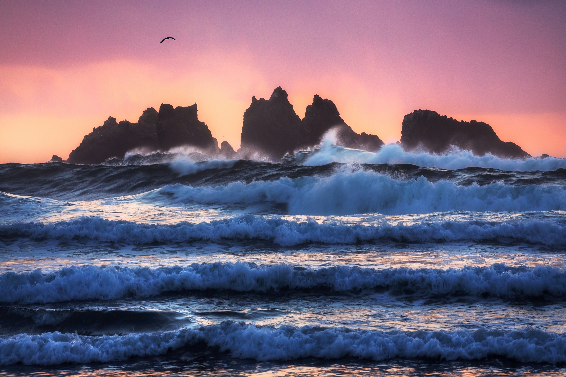 Papermoon Fototapete "Photo-Art DANIEL GASTAGER, BANDON-STRANDSCHICHTEN"