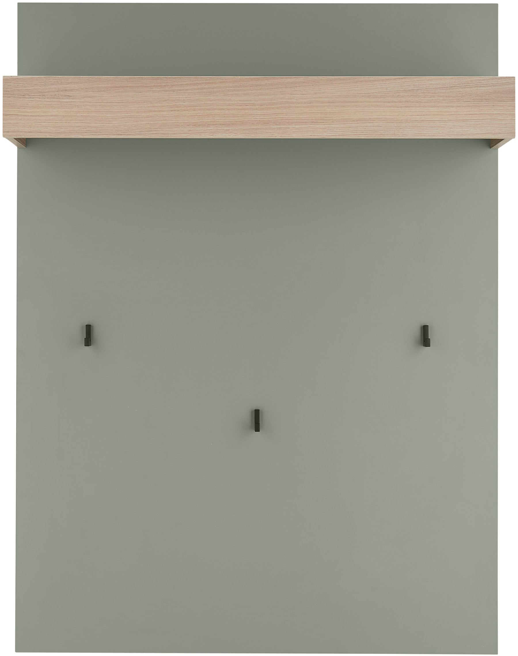 INOSIGN Garderobenpaneel »GiRON/CiTY, Wandregal in vier Farben, Flurgarderobe mit Hutablage«, mit Kleiderstange und Haken, 100 cm breit