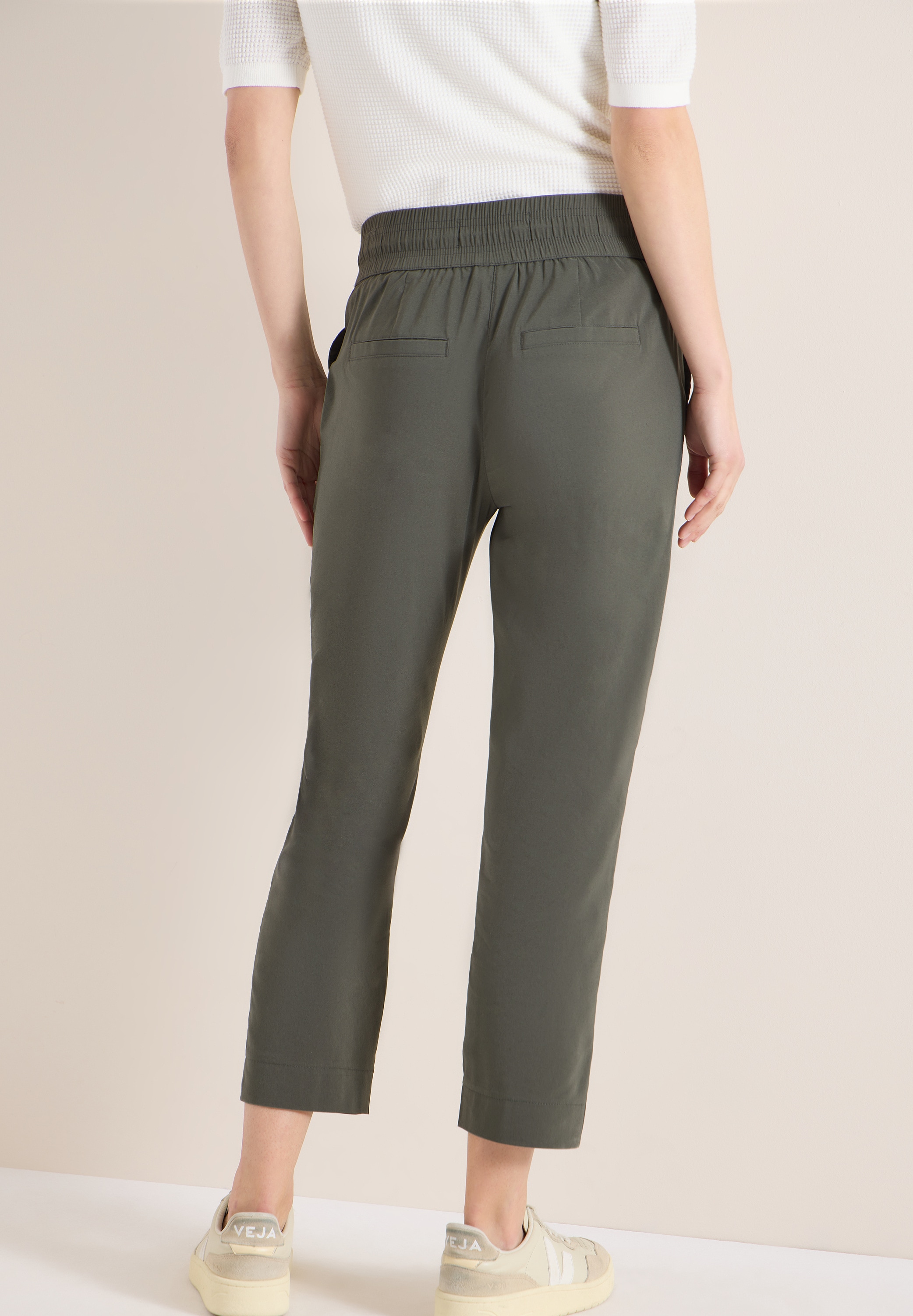 Cecil Jerseyhose "Style Tracey" Mit Elastischem Bund