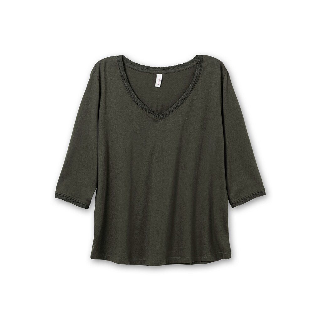 Sheego 3/4-Arm-Shirt »Große Größen«