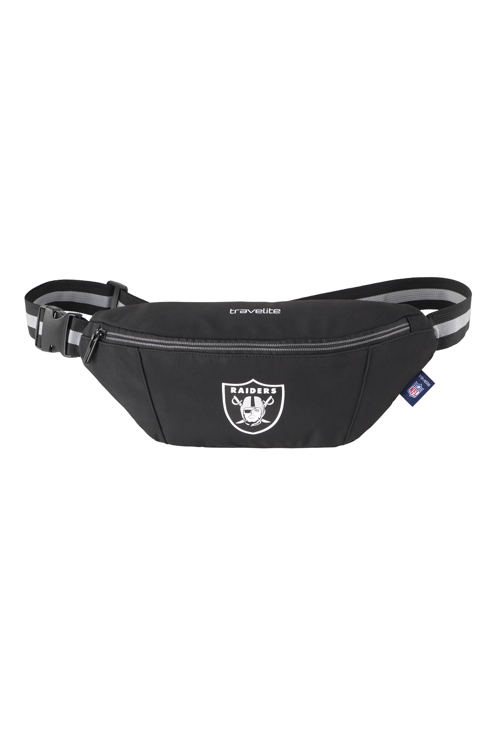 travelite 1100000002199 "travelite x NFL Waist Bag" Unisex Gürteltasche, Sicherheitsfach und verstellbarer Gurt