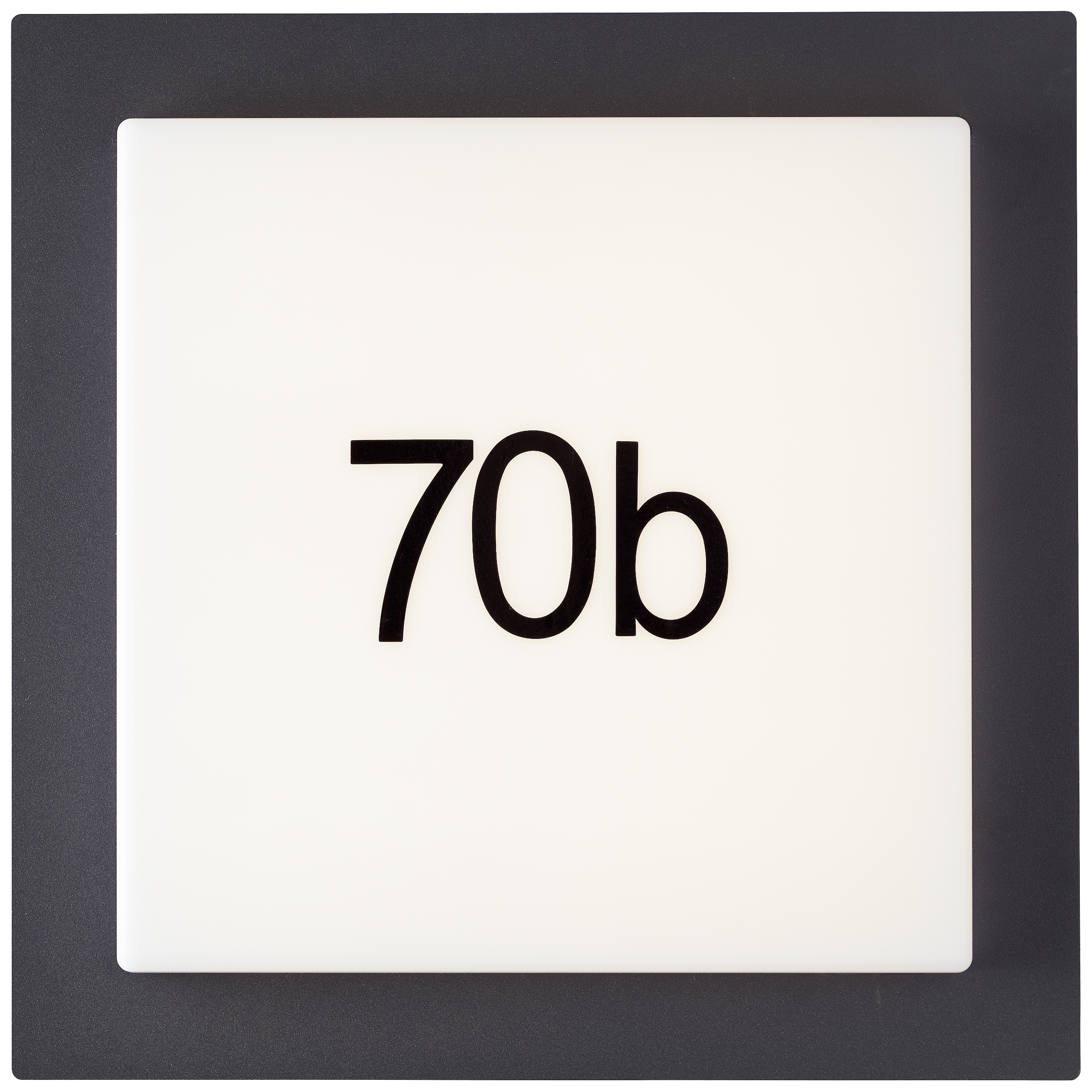 Brilliant LED Außen-Wandleuchte »Sten«, inkl. Hausnummern, 30 x 30 cm, LED 1600 lm, 3000 K, weiß/schwarz