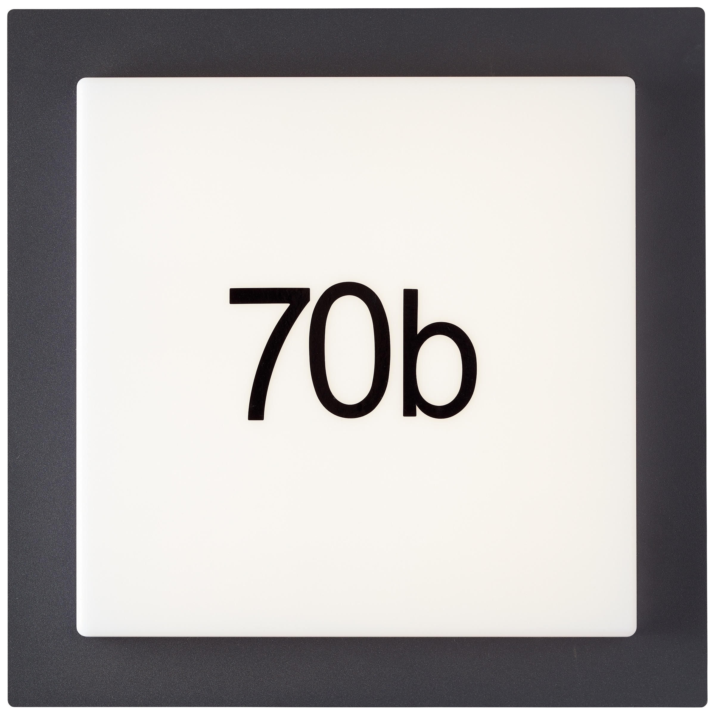 Brilliant LED Außen-Wandleuchte "Sten", inkl. Hausnummern, 30 x 30 cm, LED günstig online kaufen