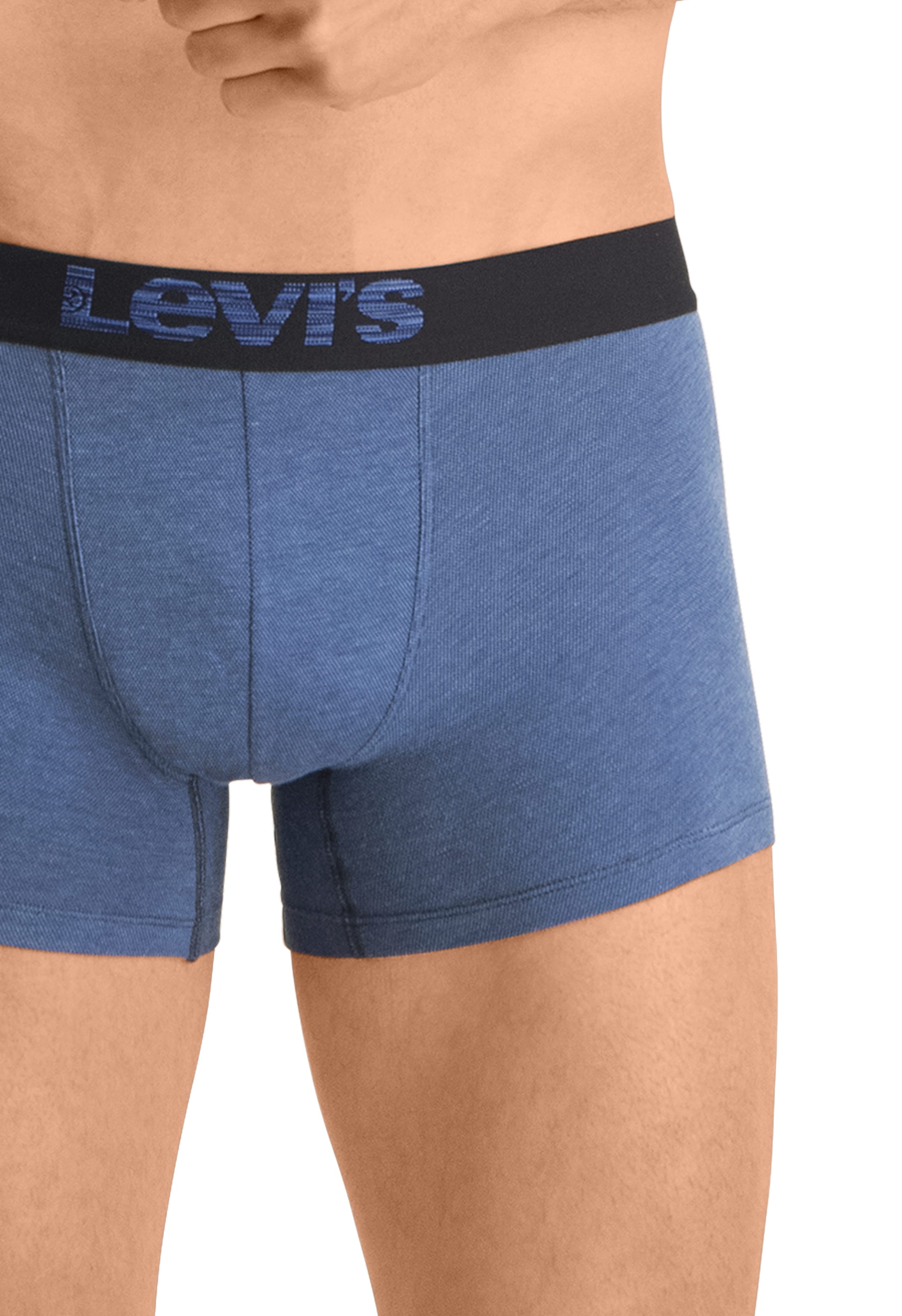 Levi's® Boxershorts »LEVIS MEN OPT ILL BOXER BRIEF ORG CO 2P«, (2er Pack), mit breitem Logobund