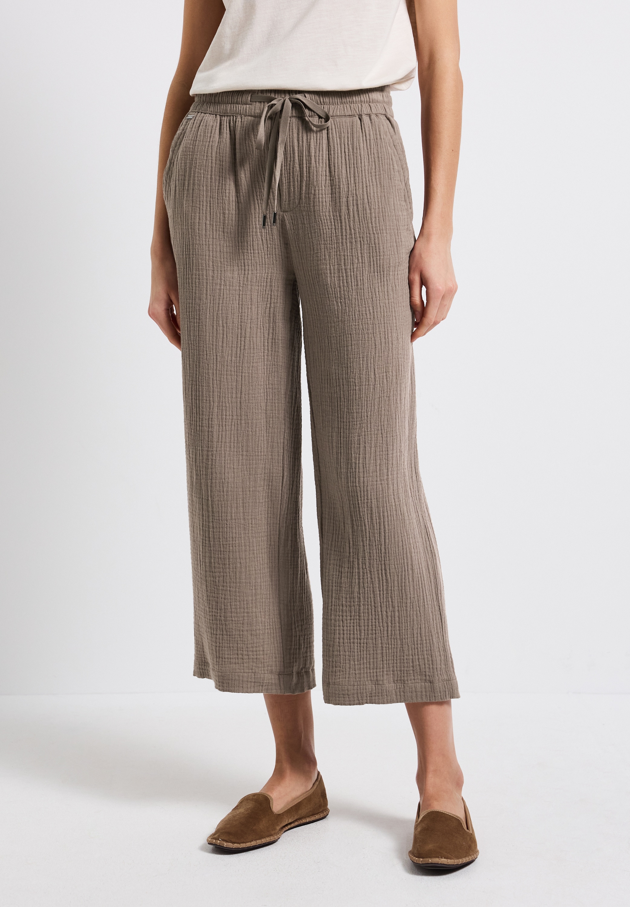 STREET ONE Stoffhose, High Waist günstig online kaufen