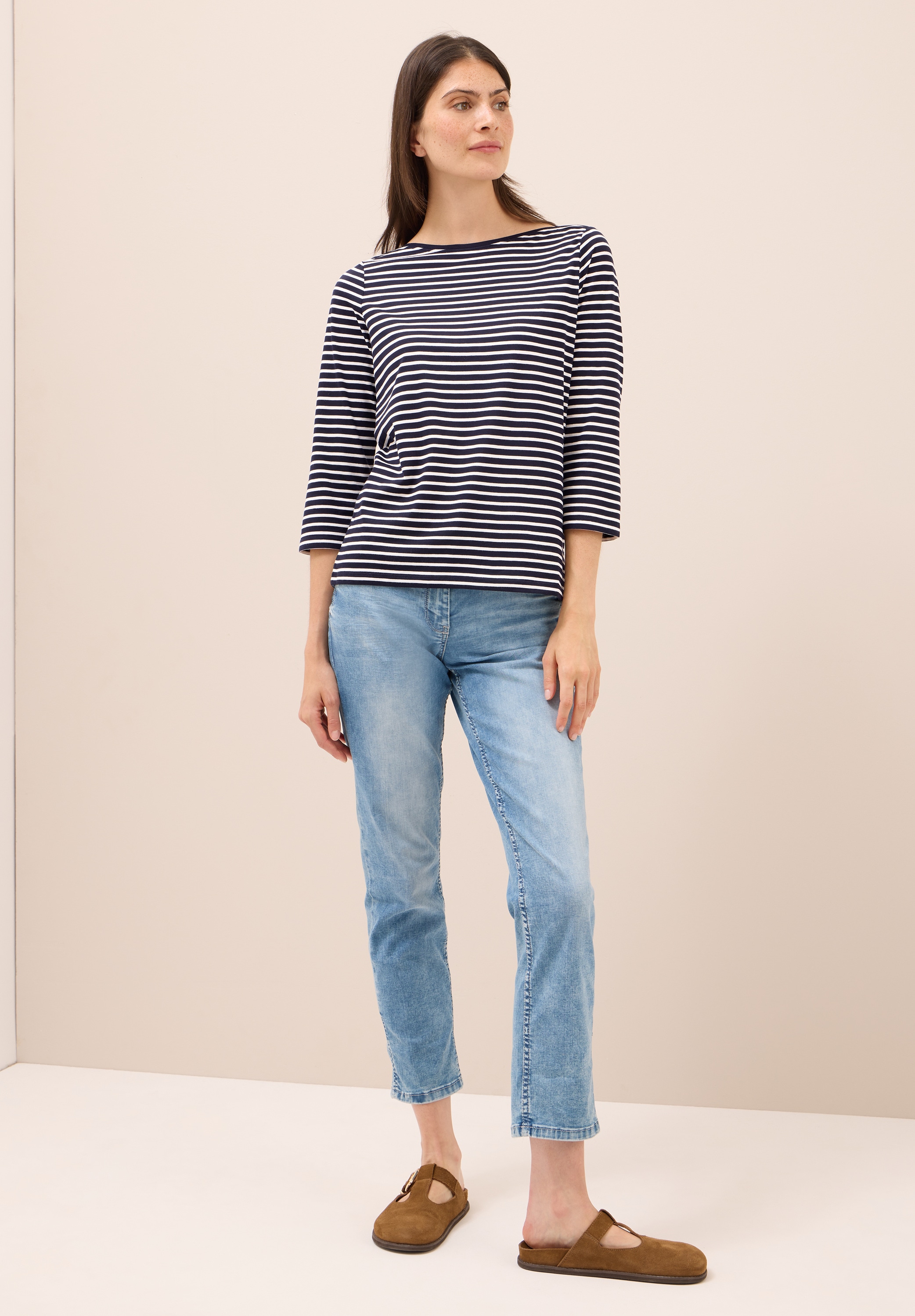 Cecil T-Shirt, im soften Baumwoll-Mix