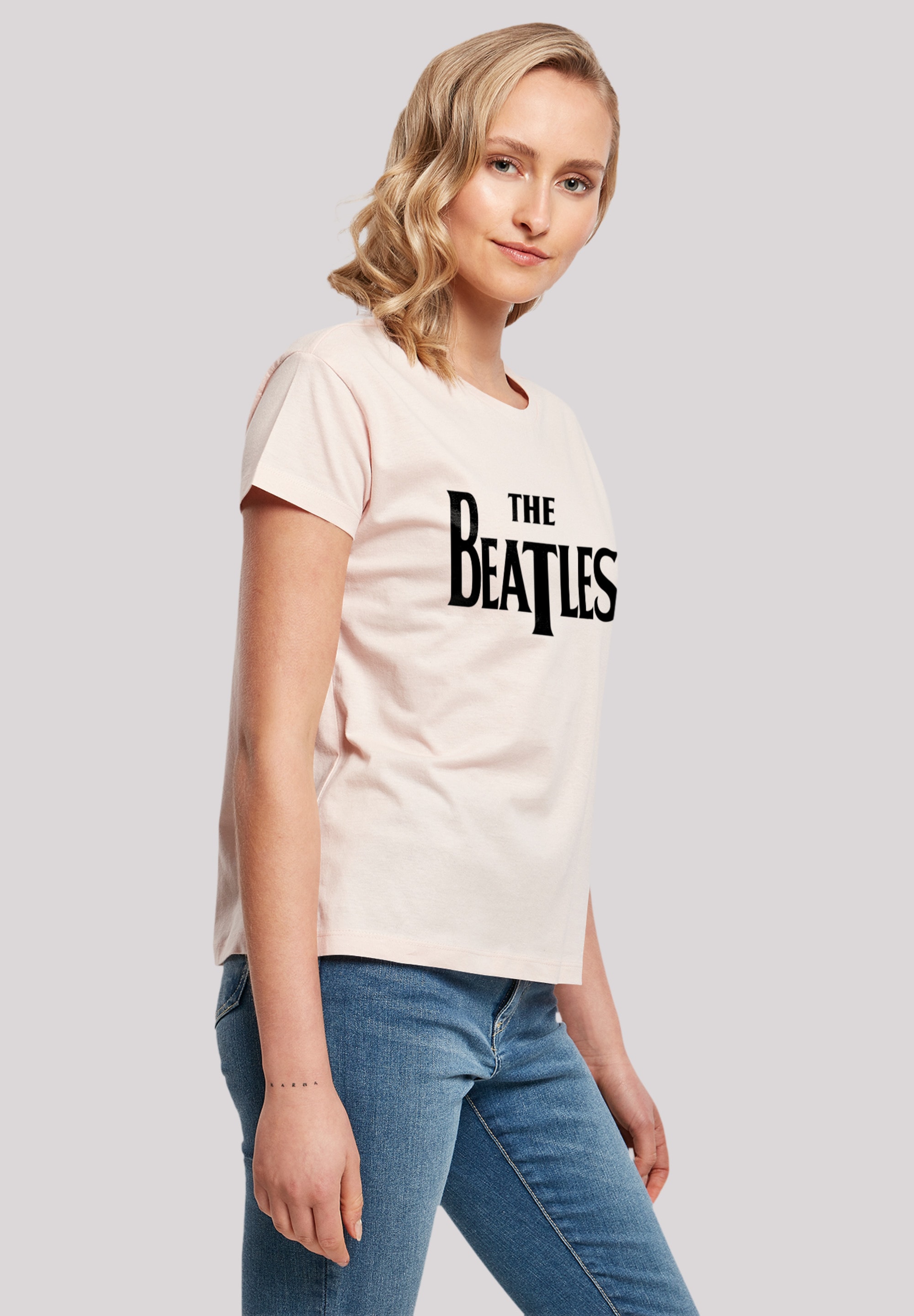 F4NT4STIC T-Shirt »The Beatles Logo«, Print