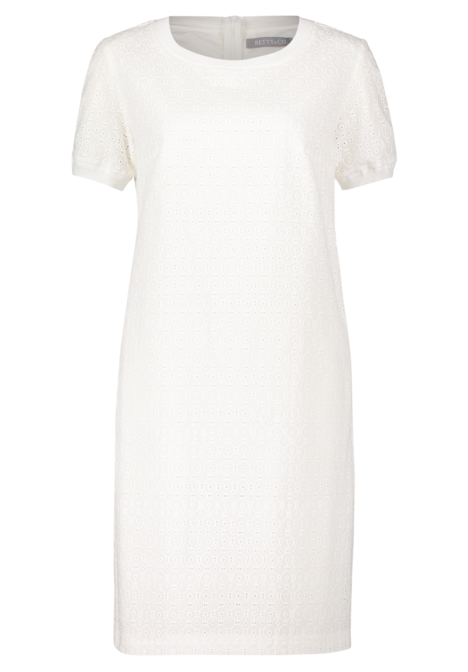 Betty&Co Druckkleid »Betty & Co Damen Sommerkleid Casual-Kleid mit Rippbündchen«, Spitze