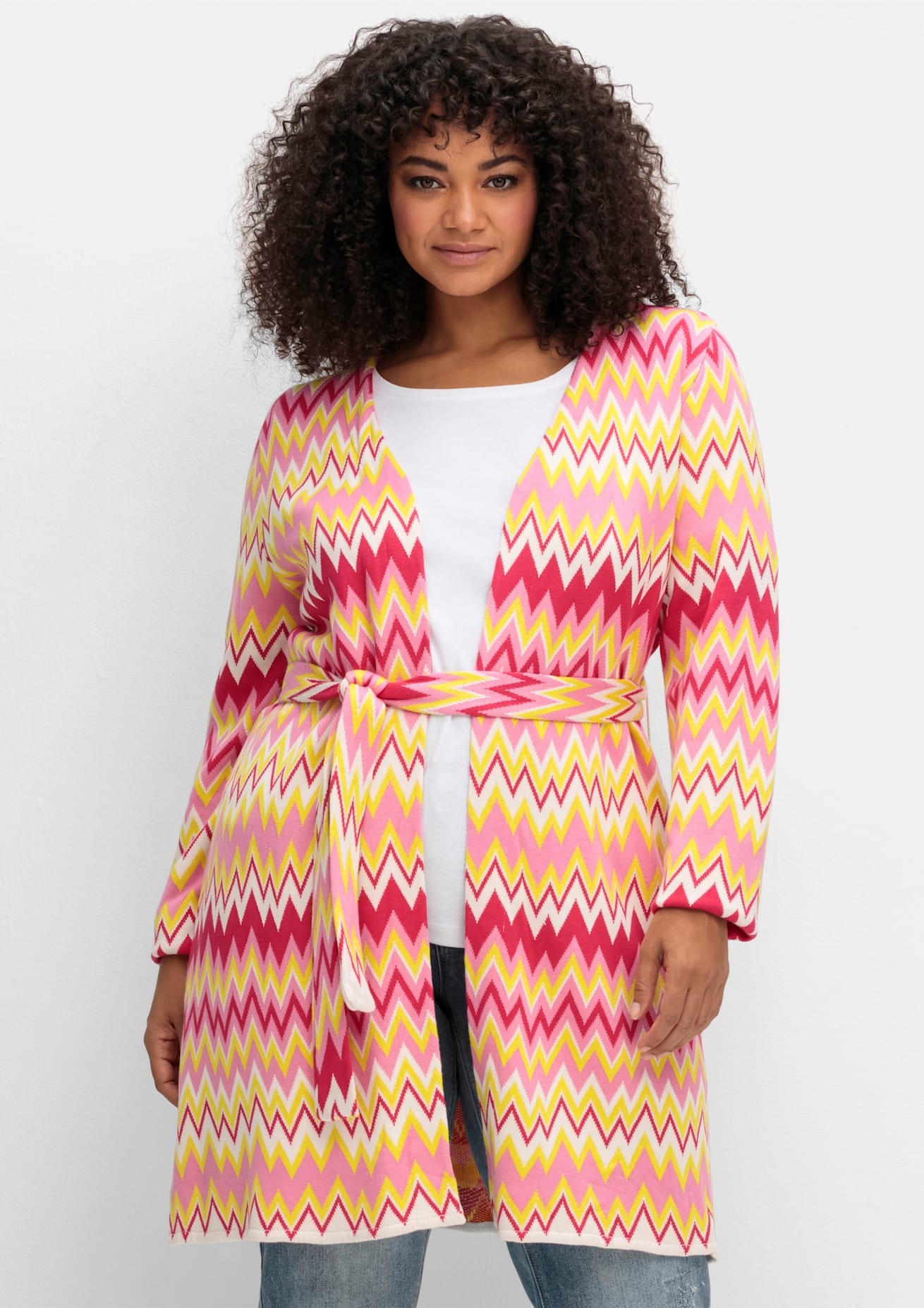sheego by Joe Browns Longstrickjacke günstig online kaufen