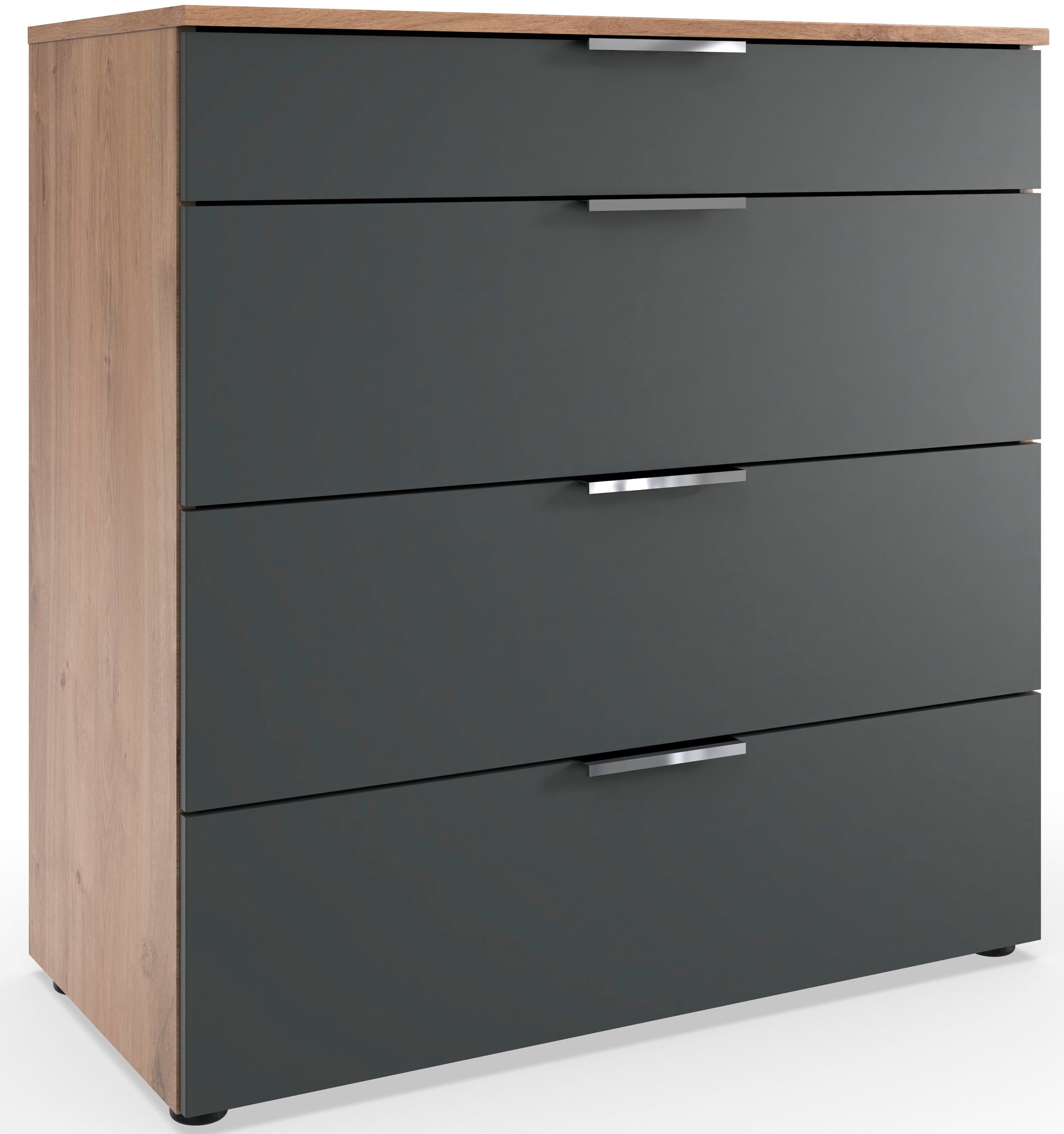Wimex "Level by fresh to go" 4 Schubladen mit soft-close Funktion, 81cm breit, 84cm hoch