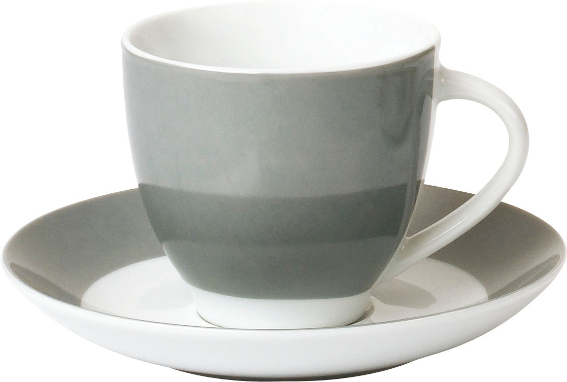 van Well Untertasse »Vario«, (Set, 6 St., 6 Untertassen Ø 14,5cm), Porzellan, spülmaschinen- und mikrowellengeeignet, Ø 14,5 cm