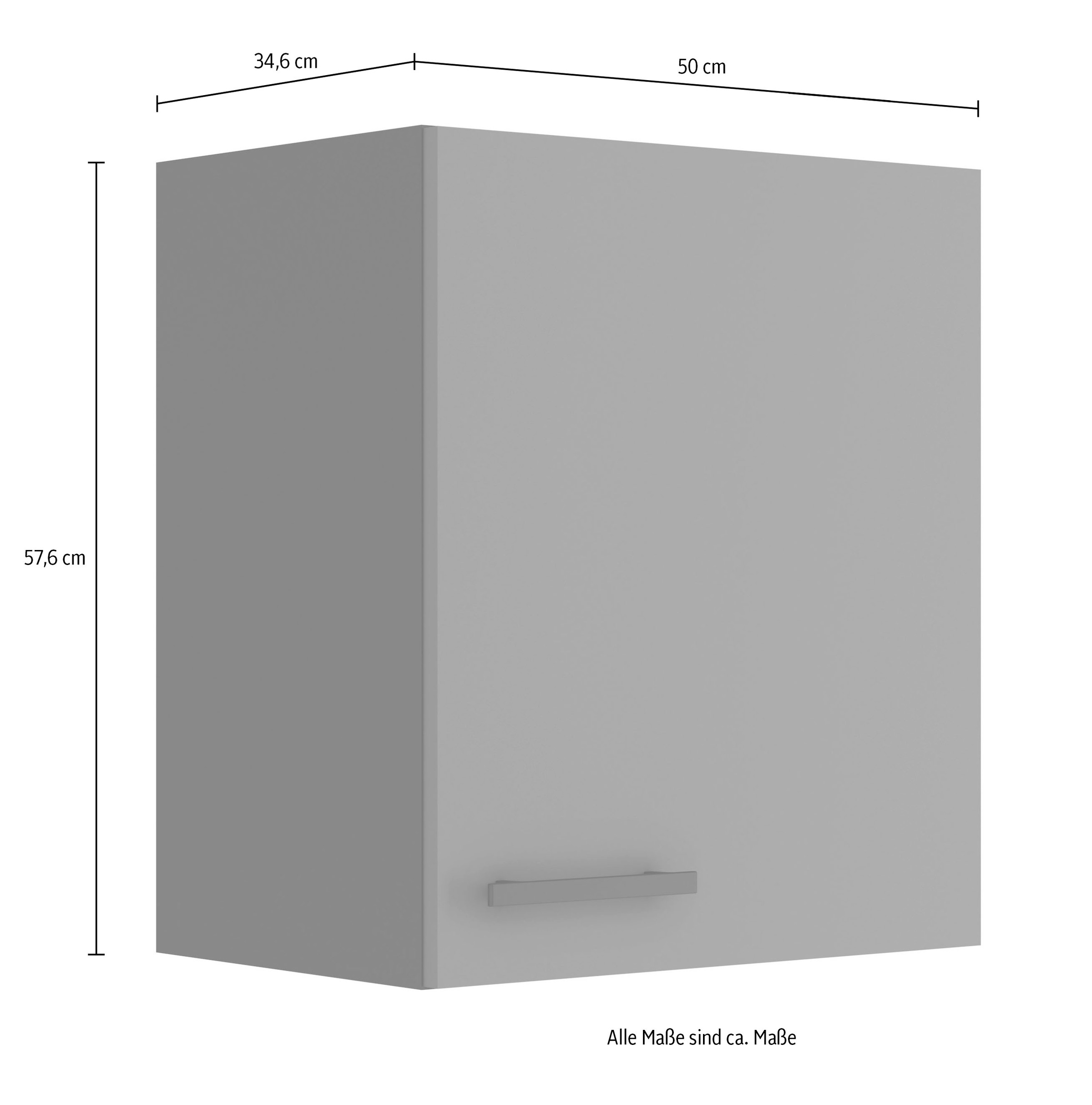 OPTIFIT Hängeschrank »Palma«, Breite 50 cm, 1 Tür, 1 Einlegeboden