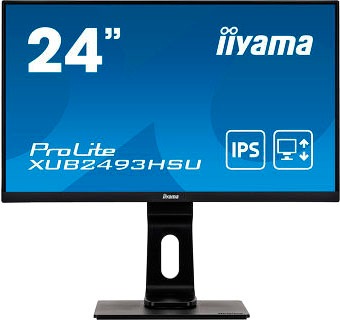 Iiyama LED-Monitor »PROLITE XUB2493HSU-B1«, 60,5 cm/23,8 Zoll, 1920 x 1080 px, Full HD, 4 ms Reaktionszeit, 60 Hz