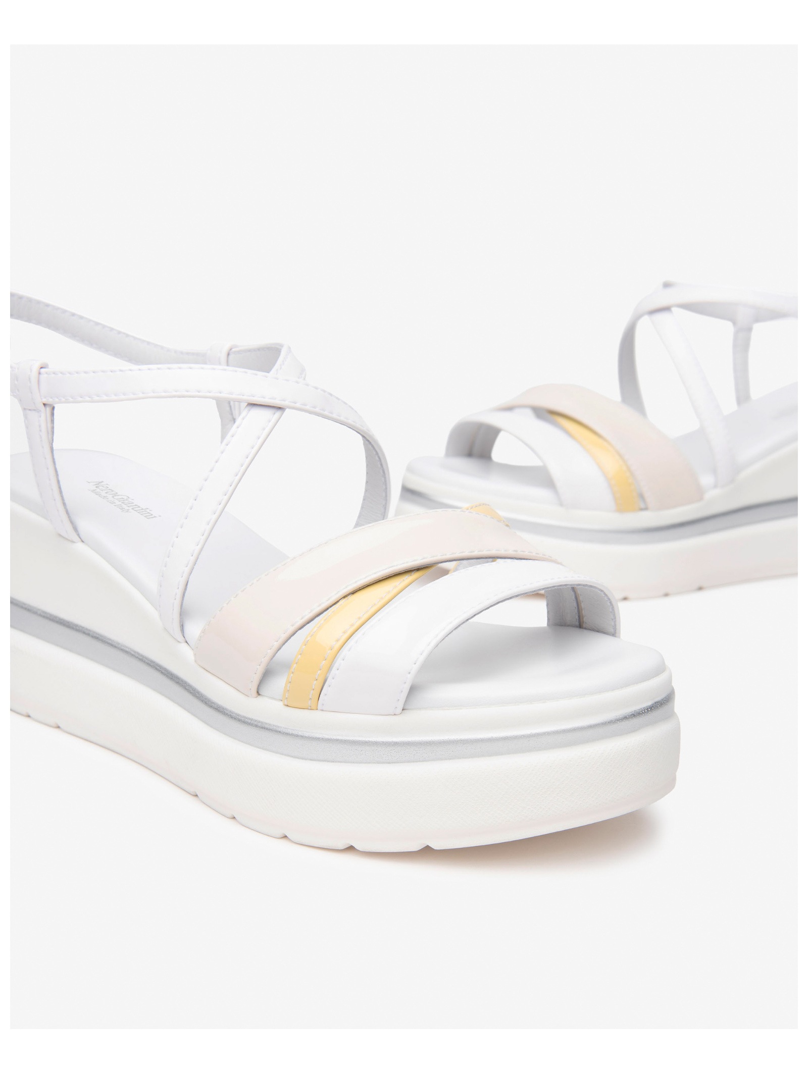 Nero Giardini Keilsandalette »Nero Giardini Sandalen Lederimitat«