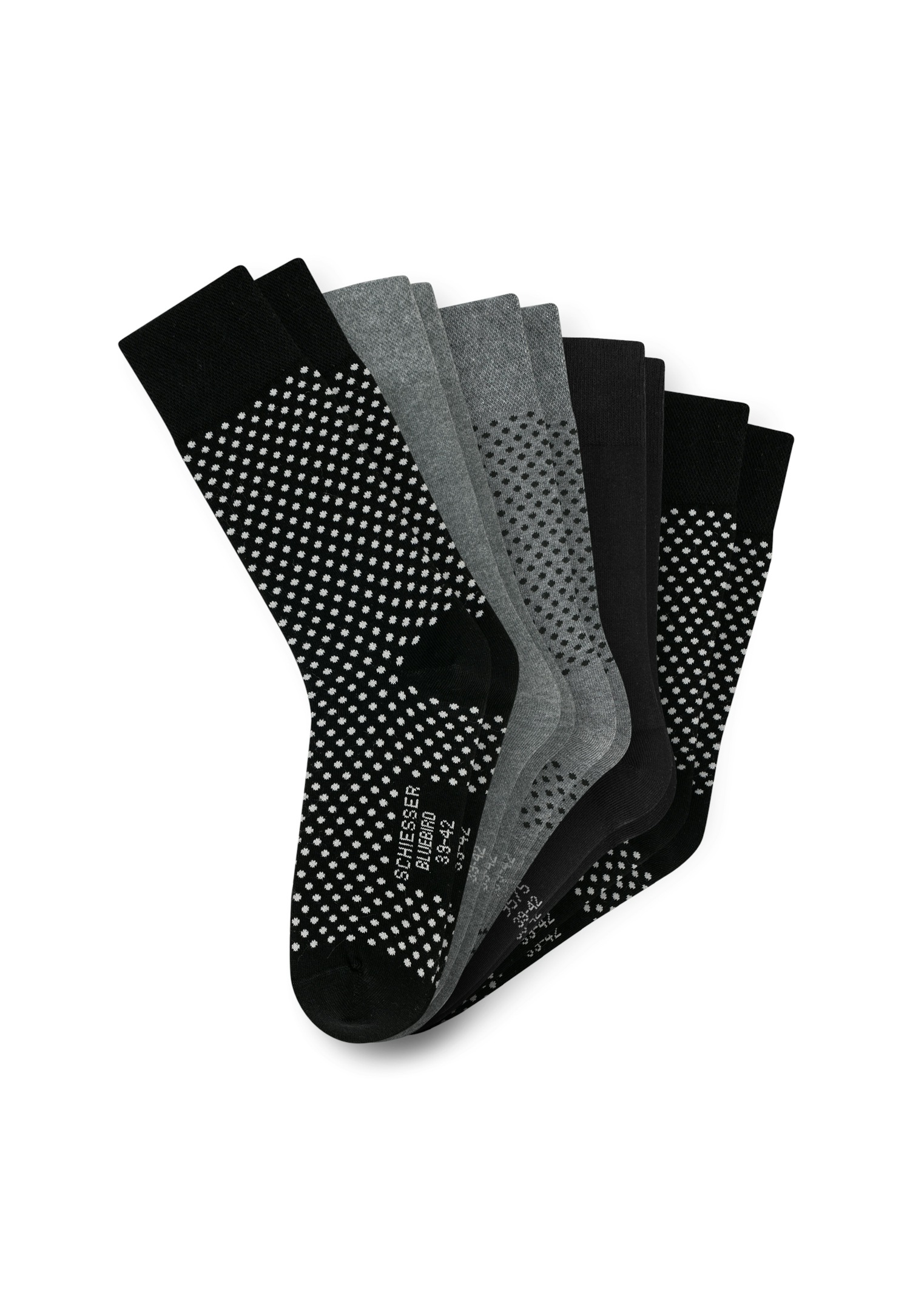 Schiesser Socken "Bluebird", (5 Paar), druckfreier Bund, Fersen und Zehen h günstig online kaufen