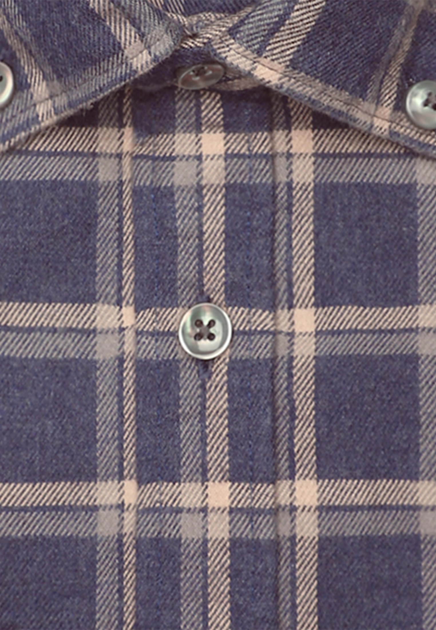 seidensticker Businesshemd »Schwarze Rose«, Slim Langarm Button-Down-Kragen Karo
