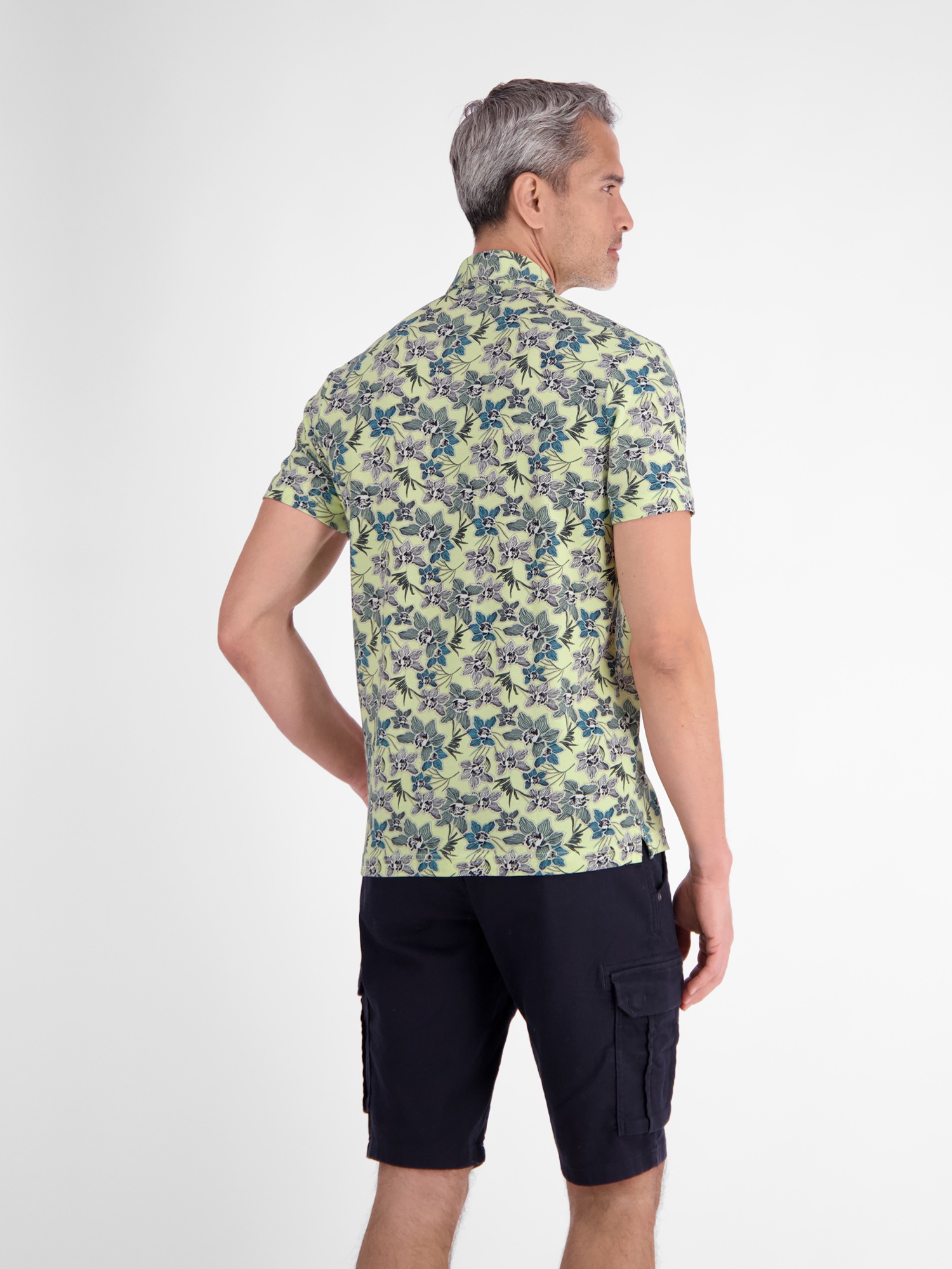 LERROS Poloshirt »Sommerliches Poloshirt mit angesagtem, floralem Printmuster«