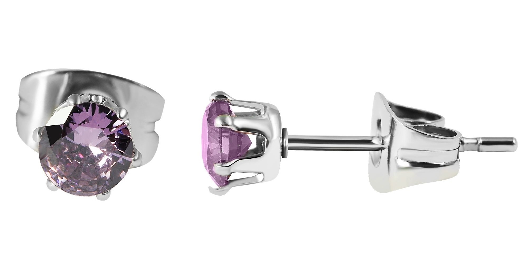 Paar Ohrhänger ADELIA´S "Damen Ohrringe – Ohrstecker aus Edelstahl mit Zirkonia", Damen, Gr. Damen, Edelstahl, silber, Ohrringe, Geschenkidee: zeitlos und vielseitig 4