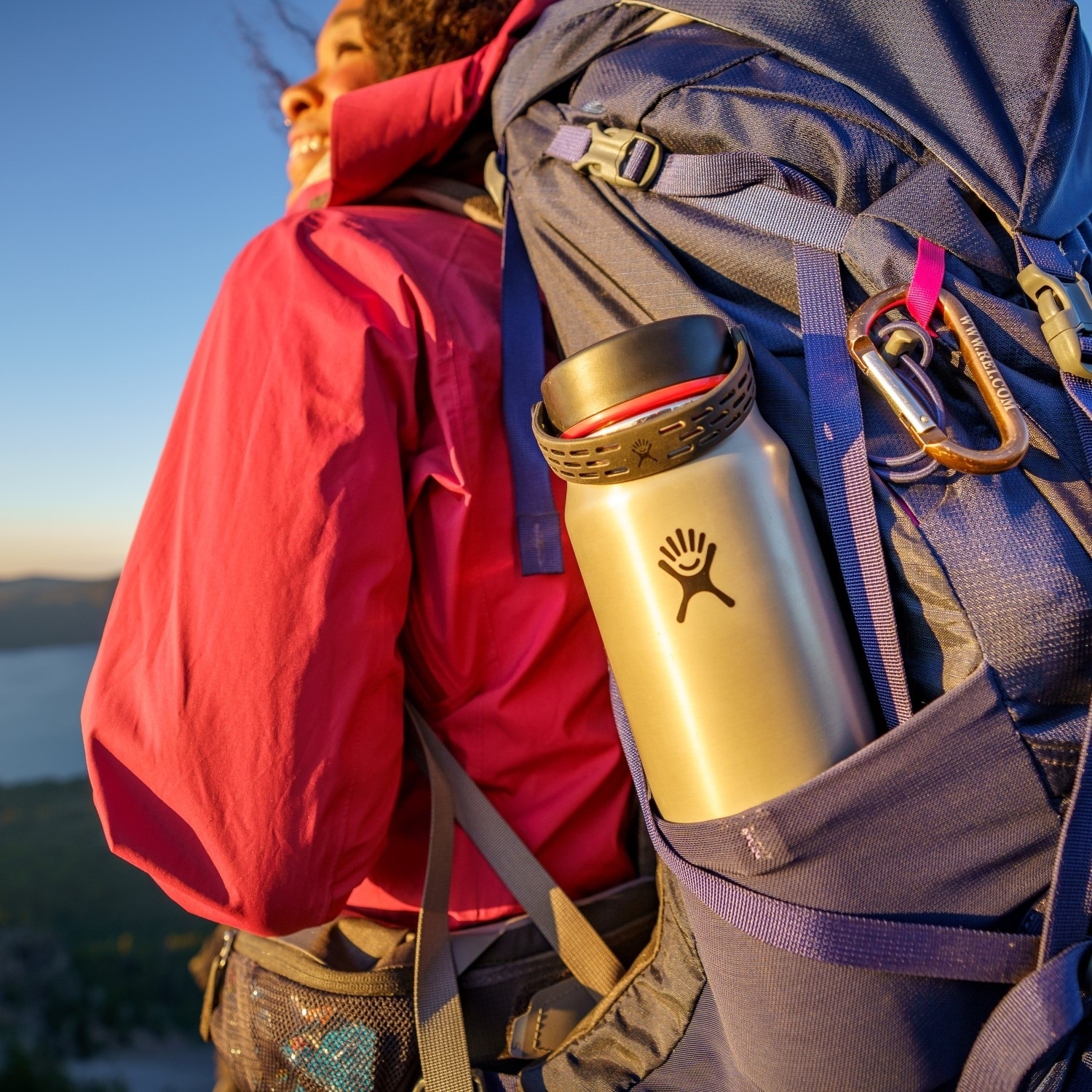 Hydro Flask Isolierflasche »24 OZ LIGHTWEIGHT WIDE FLEX CAP«, (1 tlg.), TempShield®️ doppelwandige Vakuumisolierung