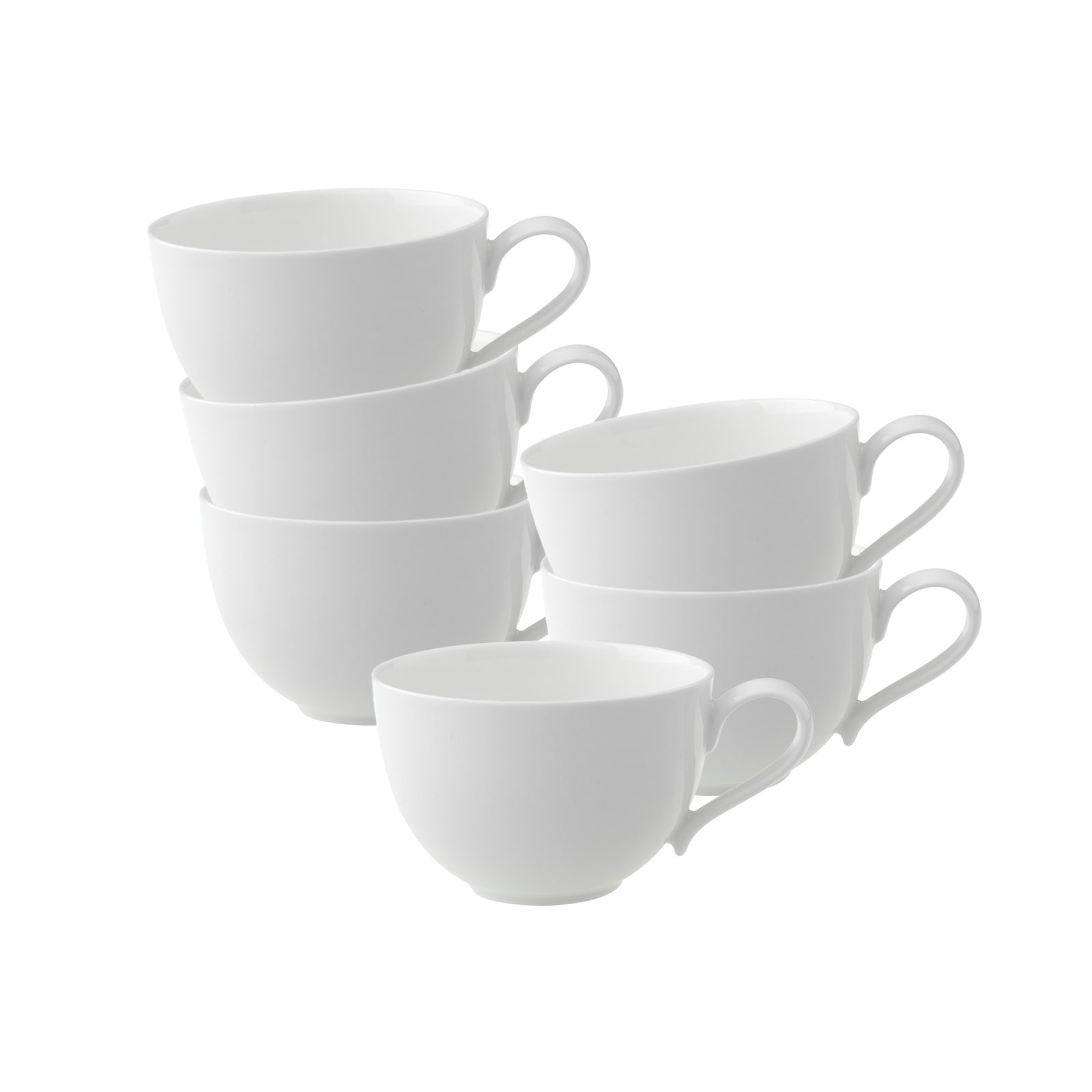 Villeroy & Boch Tasse "Kaffeetassen New Cottage Basic 150 ml 6er Set weiß" günstig online kaufen
