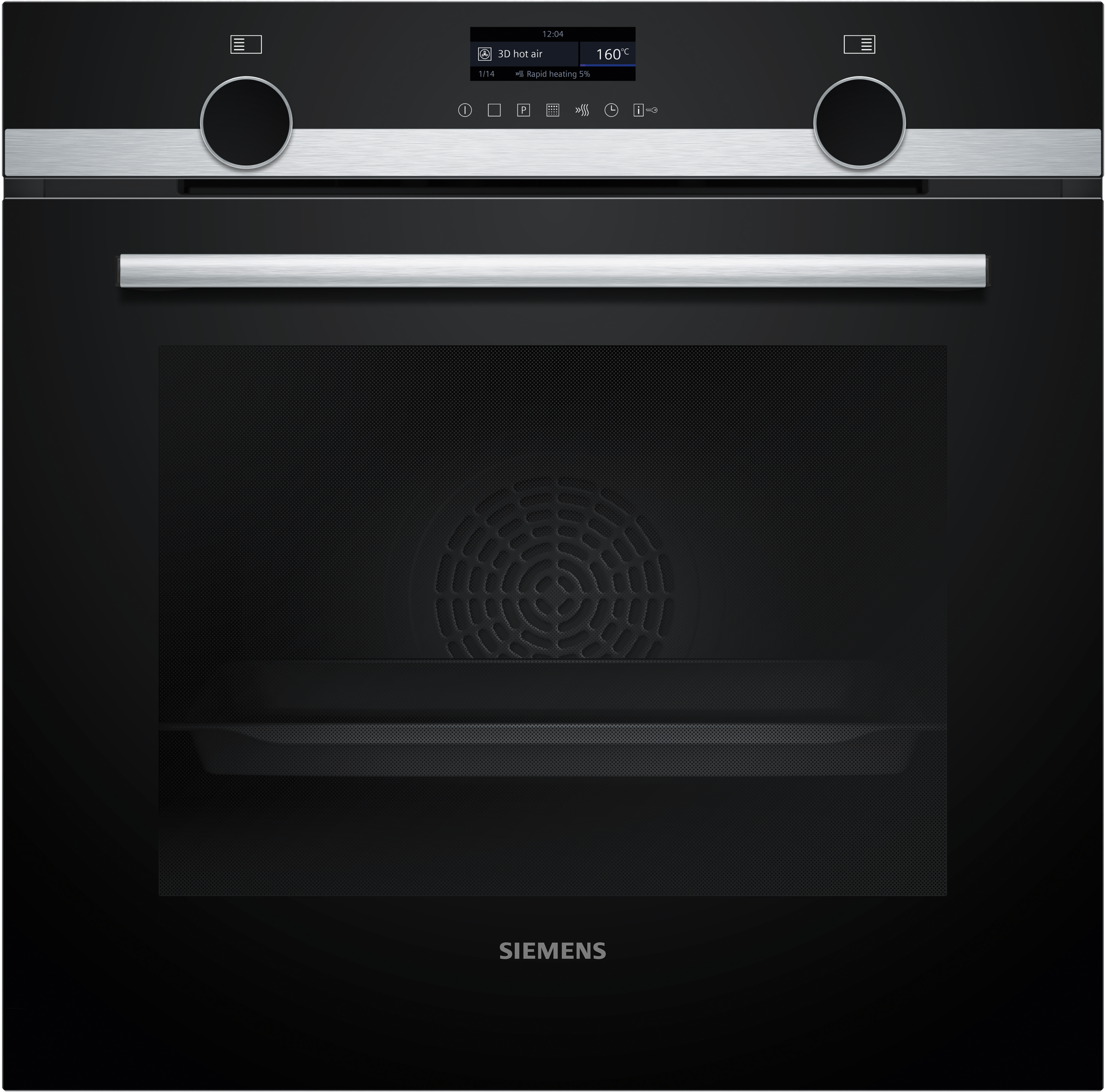 SIEMENS Pyrolyse Backofen iQ500 "HB579GBR3", mit Teleskopauszug nachrüstbar, AirFry-Funktion