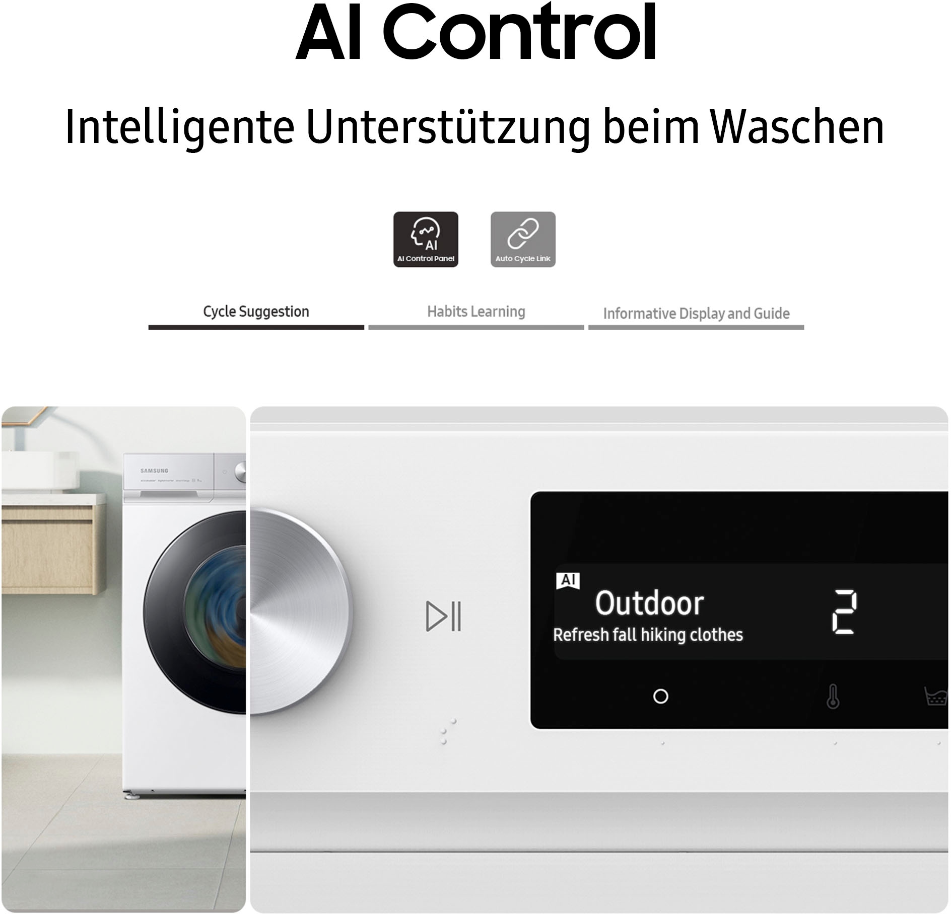 Samsung Waschmaschine »WW11BB904AGE«, 11 kg, 1400 U/min