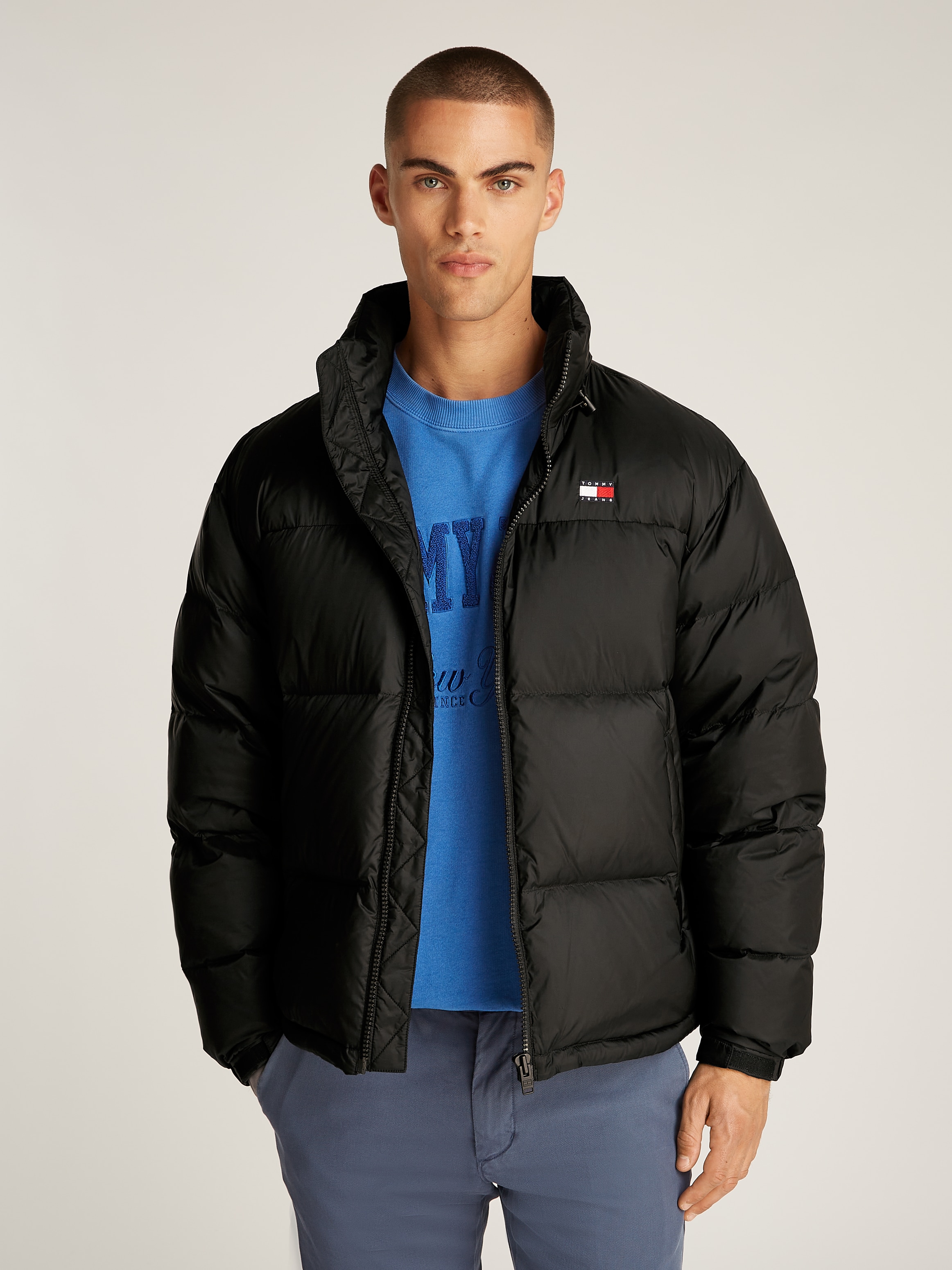 Tommy Jeans Steppjacke "TJM ALASKA PCKBLE HD PUFFER EXT", mit Logostickerei günstig online kaufen