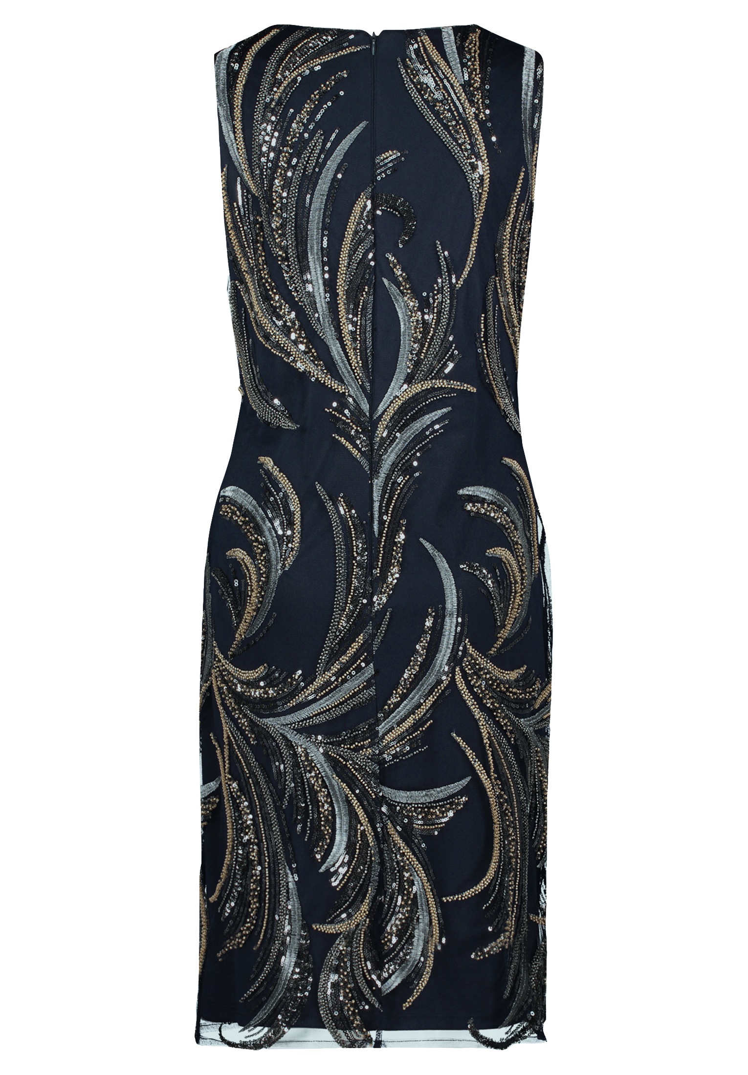 Thumbnail - Vera Mont Etuikleid "Damen mit Stickerei" Ohne Tasche Glitzer