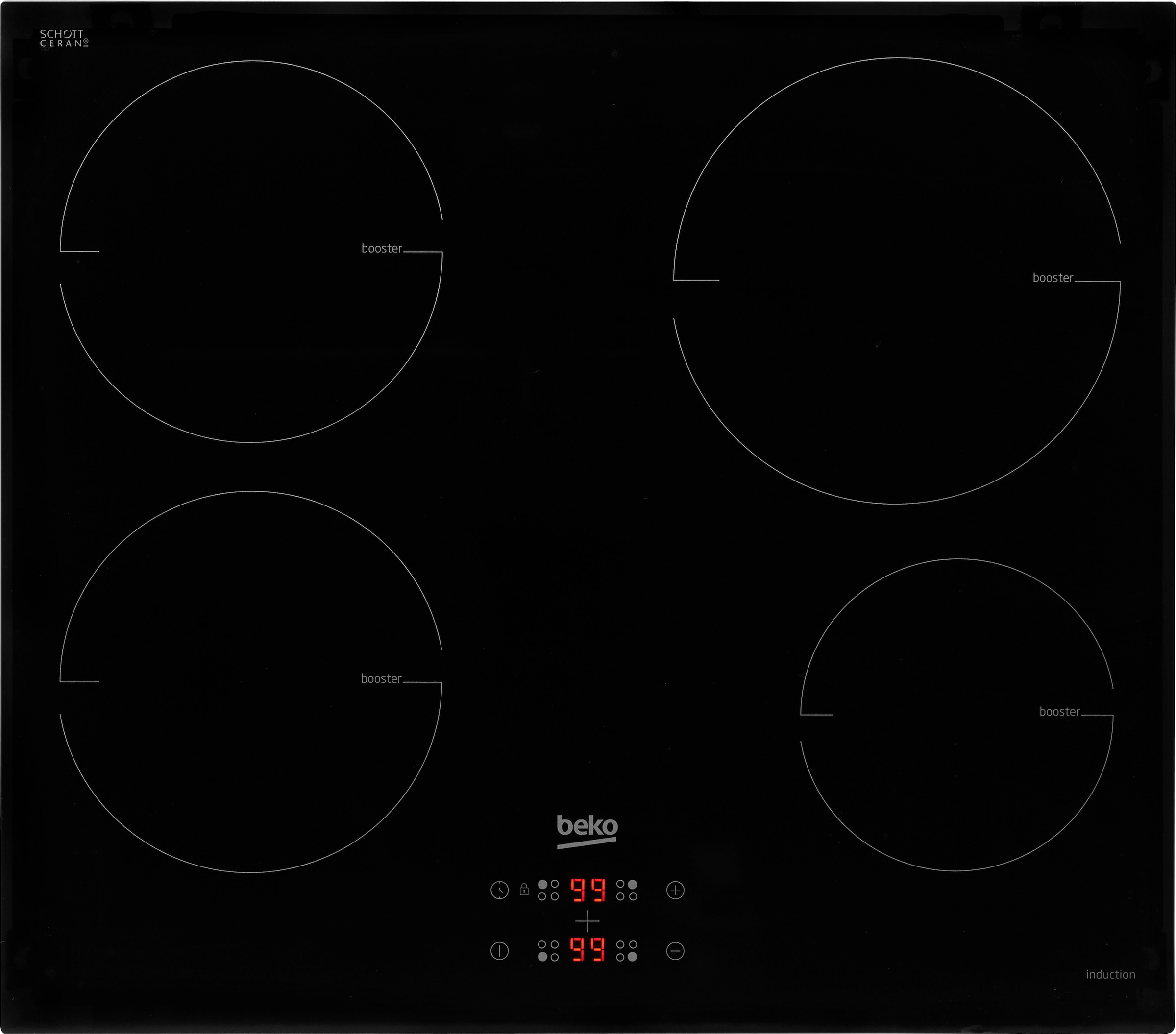BEKO Induktions-Kochfeld "HII 64400 MT" Booster-Funktion – Für besonders sc günstig online kaufen