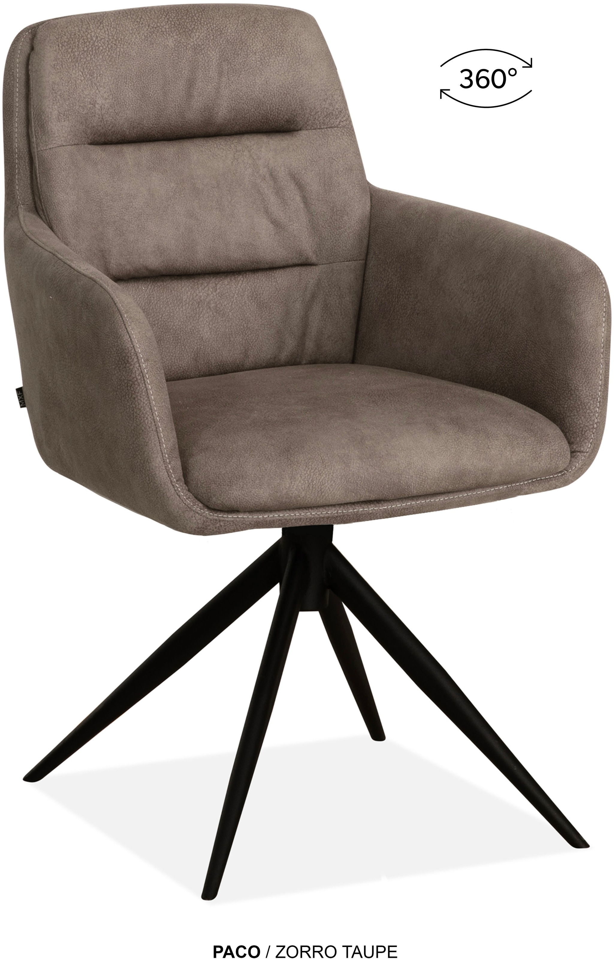 OMG Design Esszimmerstuhl "Paco" (Set) 2 Stk.Drehstuhl mit auto-return, Arm günstig online kaufen