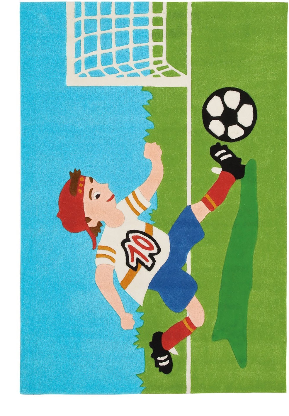 Arte Espina Kinderteppich "Joy 4090" rechteckig 22 mm Höhe Sehr strapazierfähig, Fußbodenheizungsgeeignet, Fussball