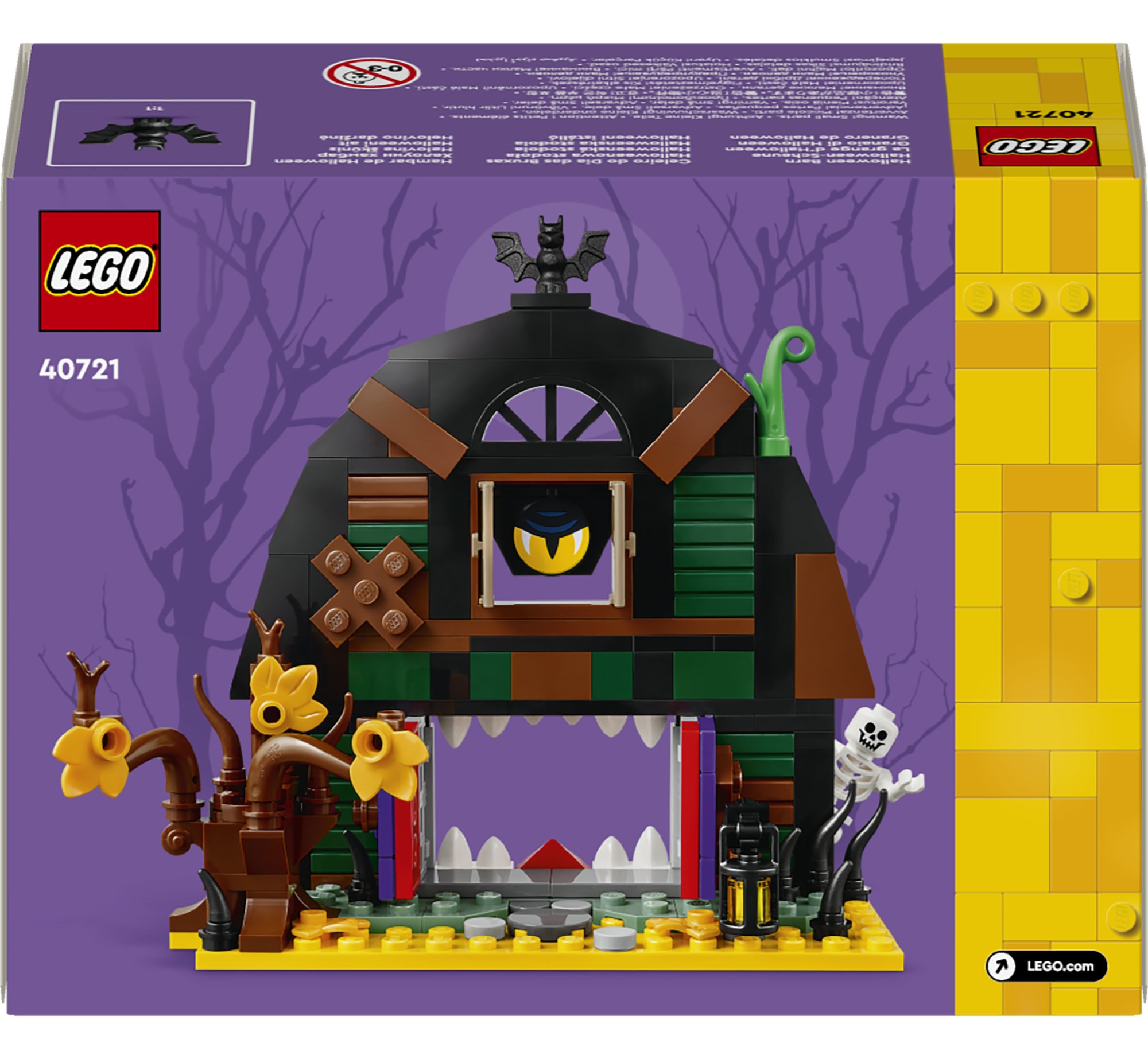 LEGO® Konstruktionsspielsteine »Halloween-Scheune (40721), LEGO Iconic« Made in Europe