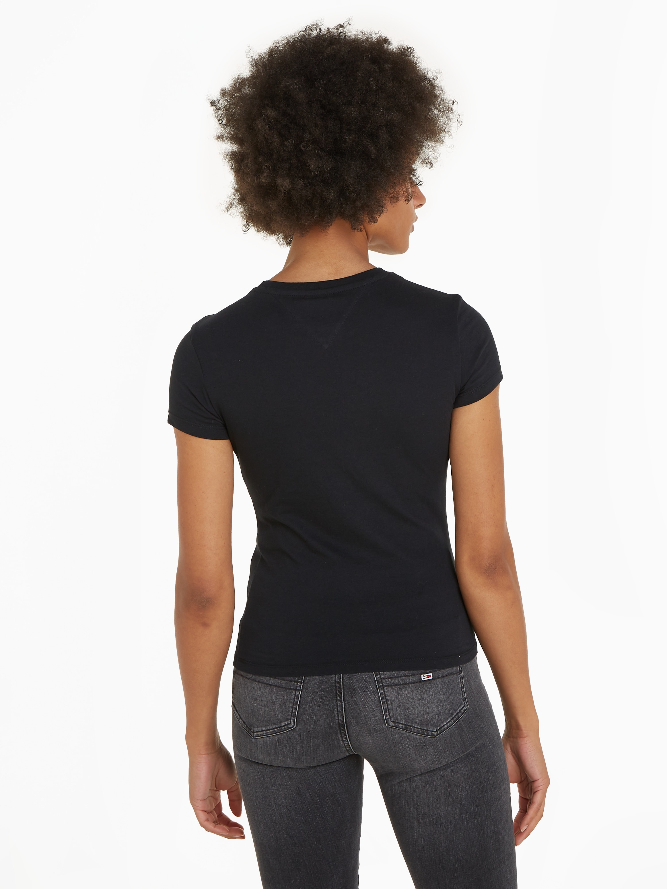 Tommy Jeans Curve T-Shirt »TJW SLIM ESSNTL LOGO 1 TEE EXT«, Große Größen