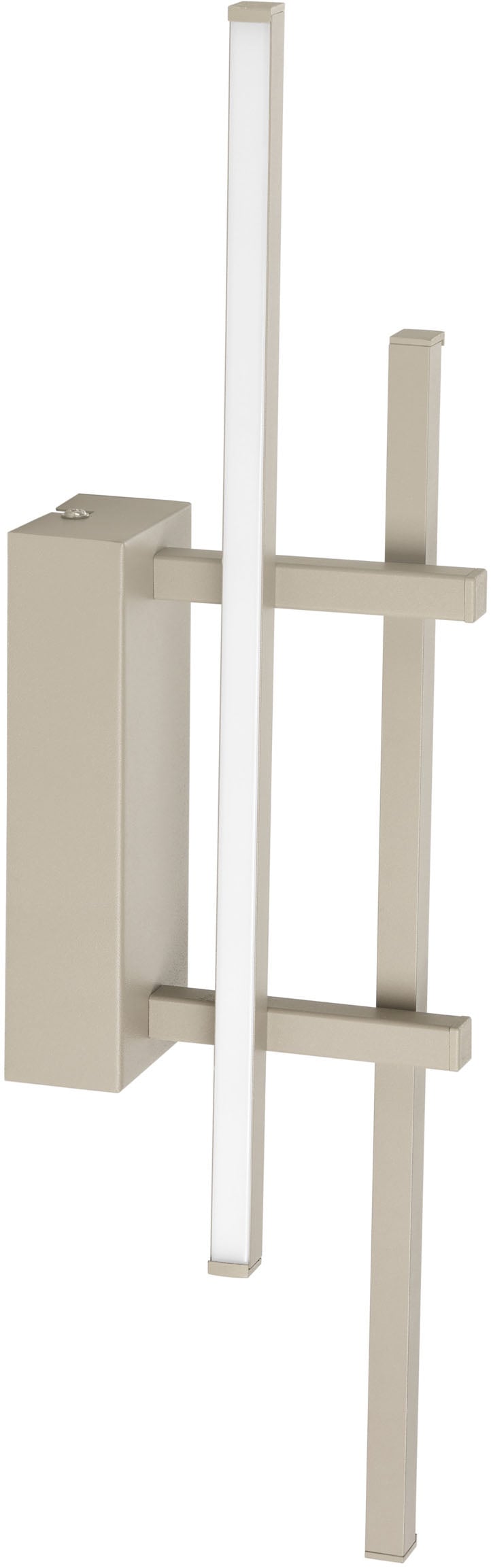 EGLO Wandleuchte "TREPILIANO Wandlampe - Alu, Stahl - LED - 12W - IP20", 1, H: 45,5cm, 1 Stk., beige, Kinderzimmer, Leuchten, Wandstrahler, Wandspot,