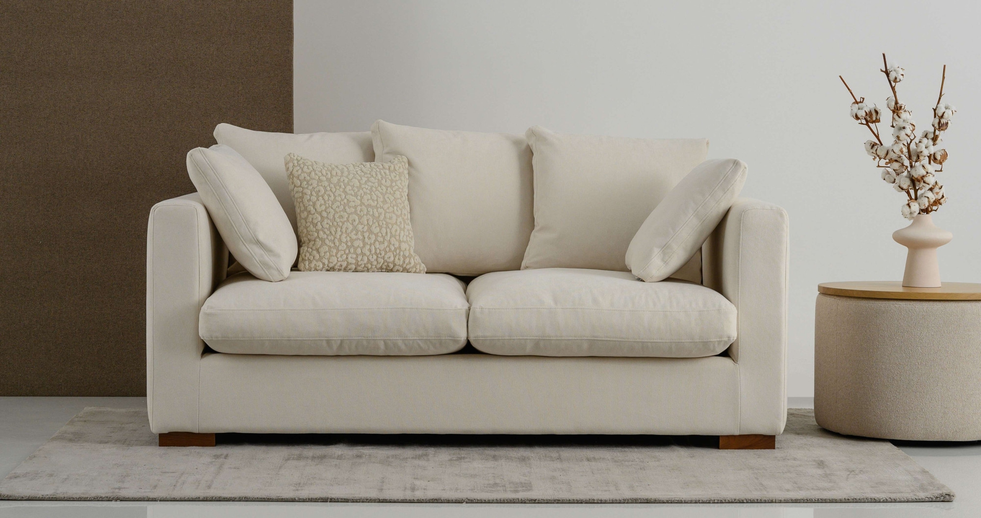 Home affaire 2-Sitzer "Comfy", extra weich und kuschelig, Füllung mit Feder günstig online kaufen