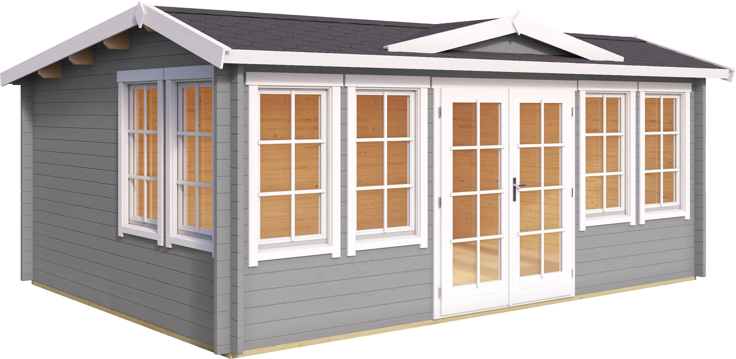 Gartenhaus LASITA MAJA, grau, Holzwerkstoff, Gartenhäuser, "BALMORAL"