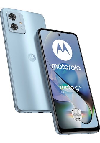 Smartphone »MOTOROLA moto g54«, glacier blue, 16,51 cm/6,5 Zoll, 256 GB Speicherplatz,...