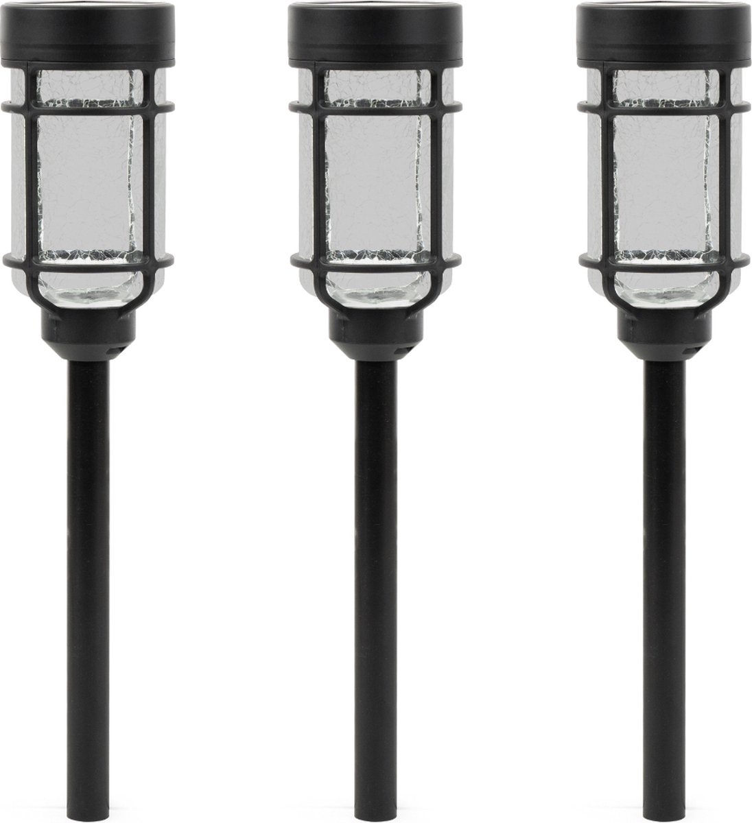 LUXFORM Gartenleuchte "Luxform Solar Catala" LED-Modul 1 Stk. Warmweiß LED-Gartenpfostenleuchte, aus Kunststoff und Glas, IP44