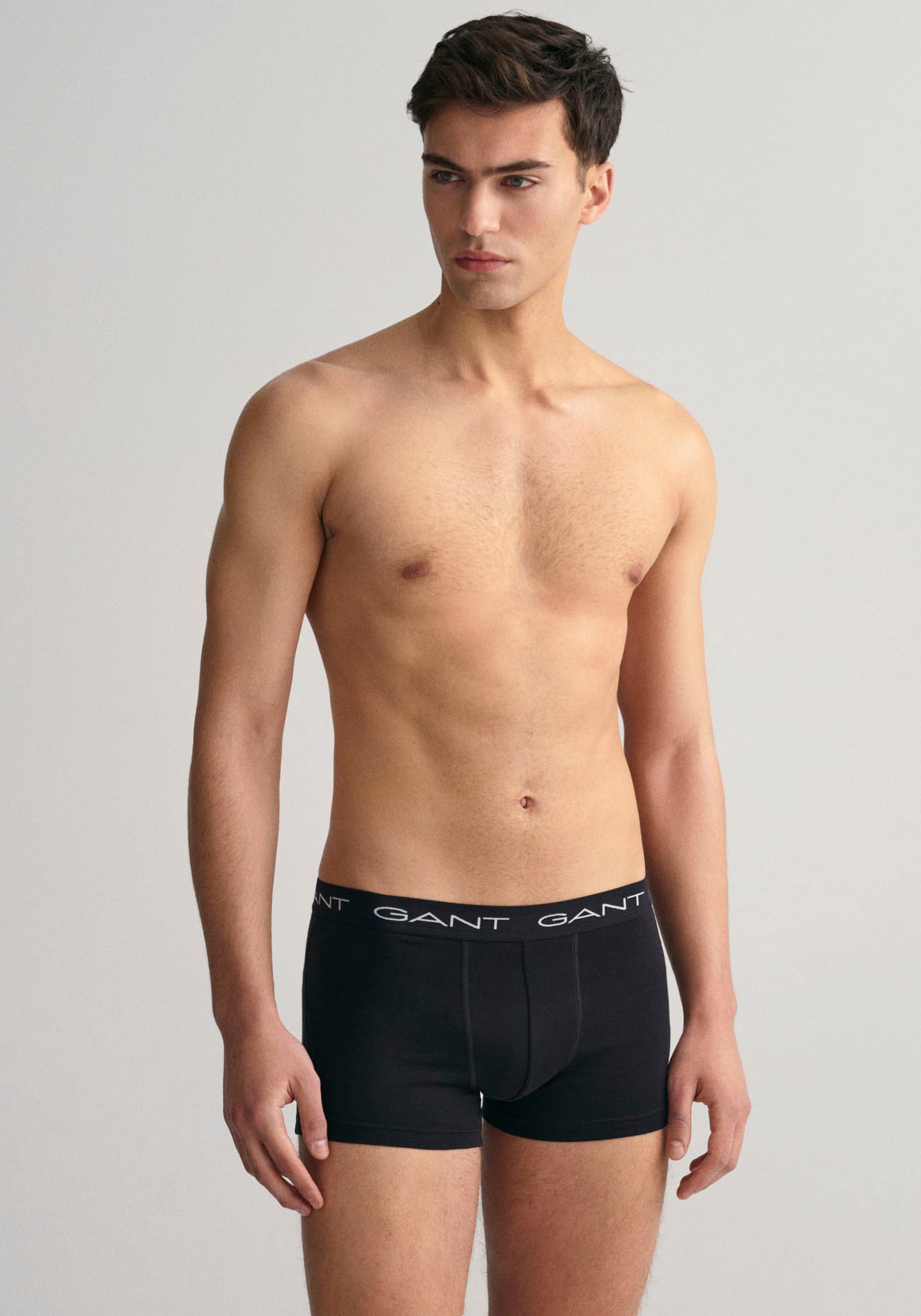 GANT 3-er Set Trunks Schwarz günstig online kaufen