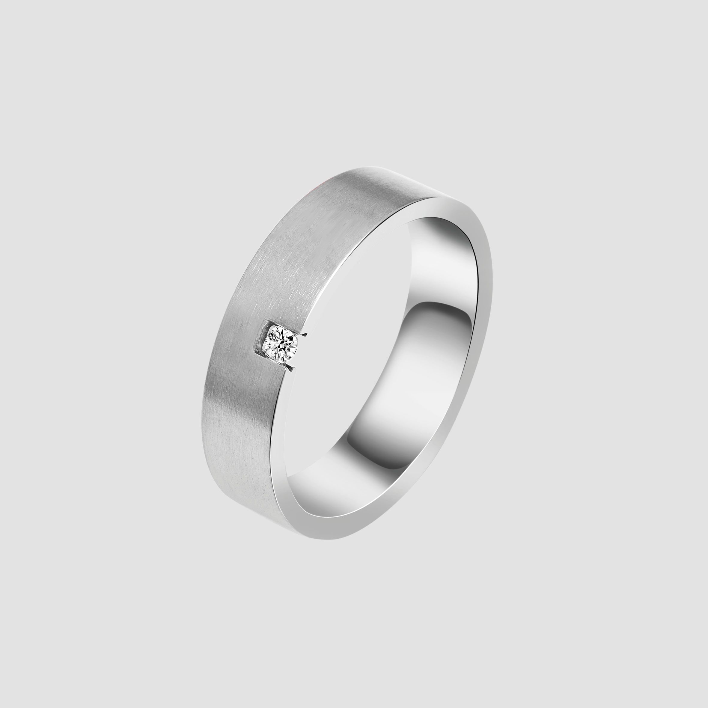 Fingerring ADELIA´S "Damen Ring aus Titan mit Strass Steinchen" Gr. 62, silber, Fingerringe, Damen, 62, Titan, Fingerring