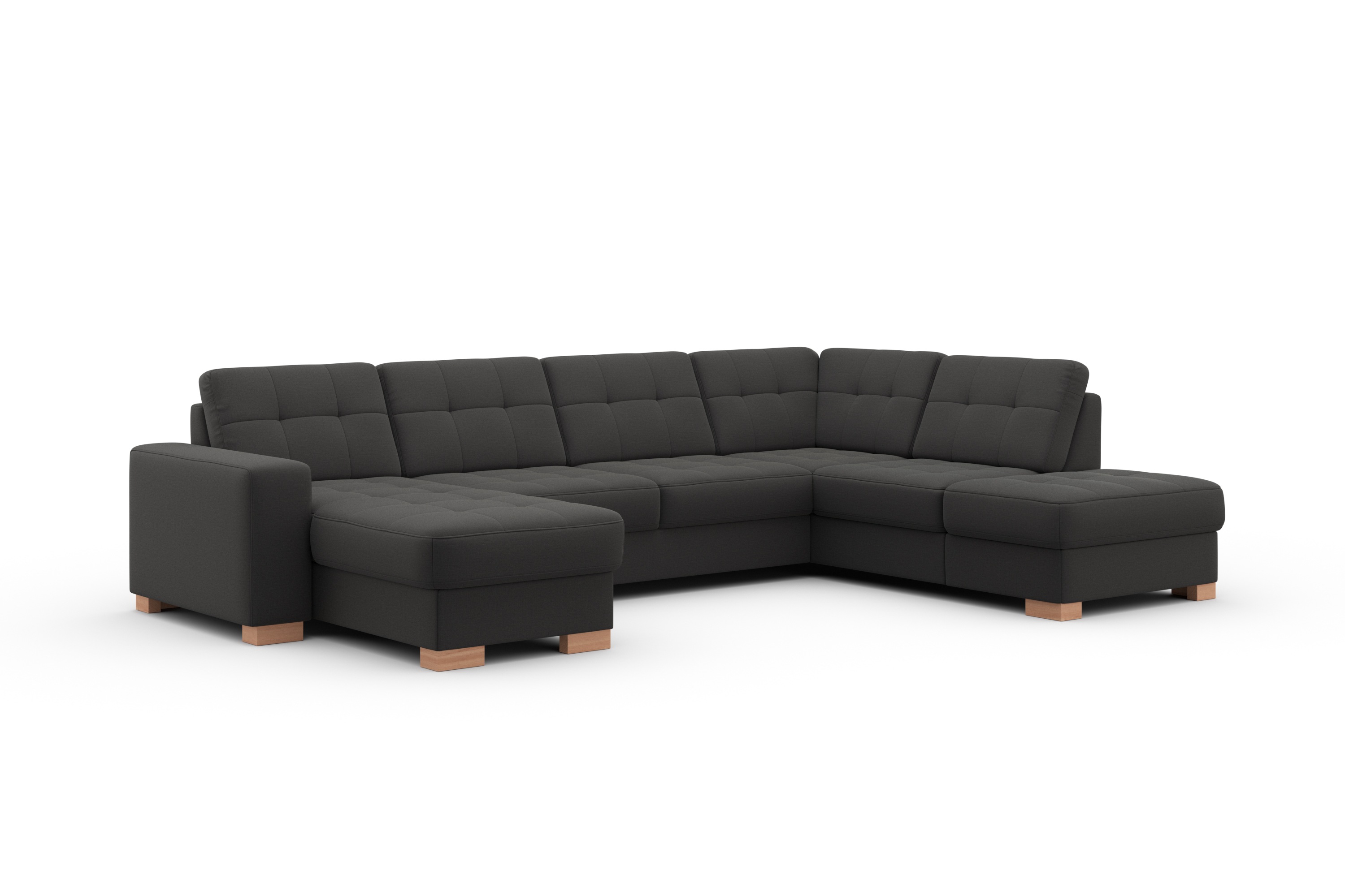 Thumbnail - sit&more Wohnlandschaft "Quincy U-Form", wahlweise mit Bettfunktion und Bettkasten