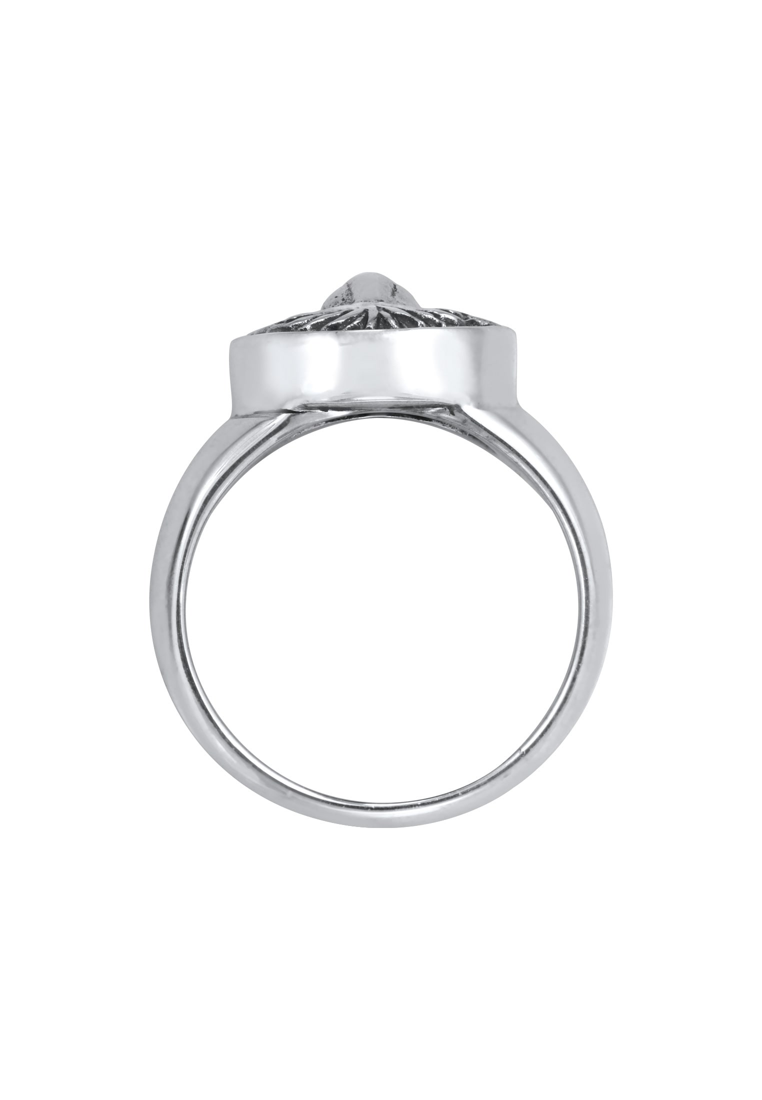 Kuzzoi Siegelring »Ring Herren Siegelring Löwe Prächtig 925 Silber«