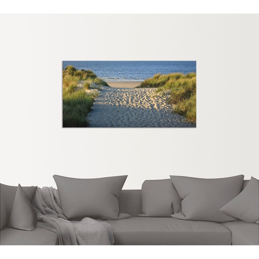 Artland Wandbild »Strandaufgang«, Strand, (1 St.)