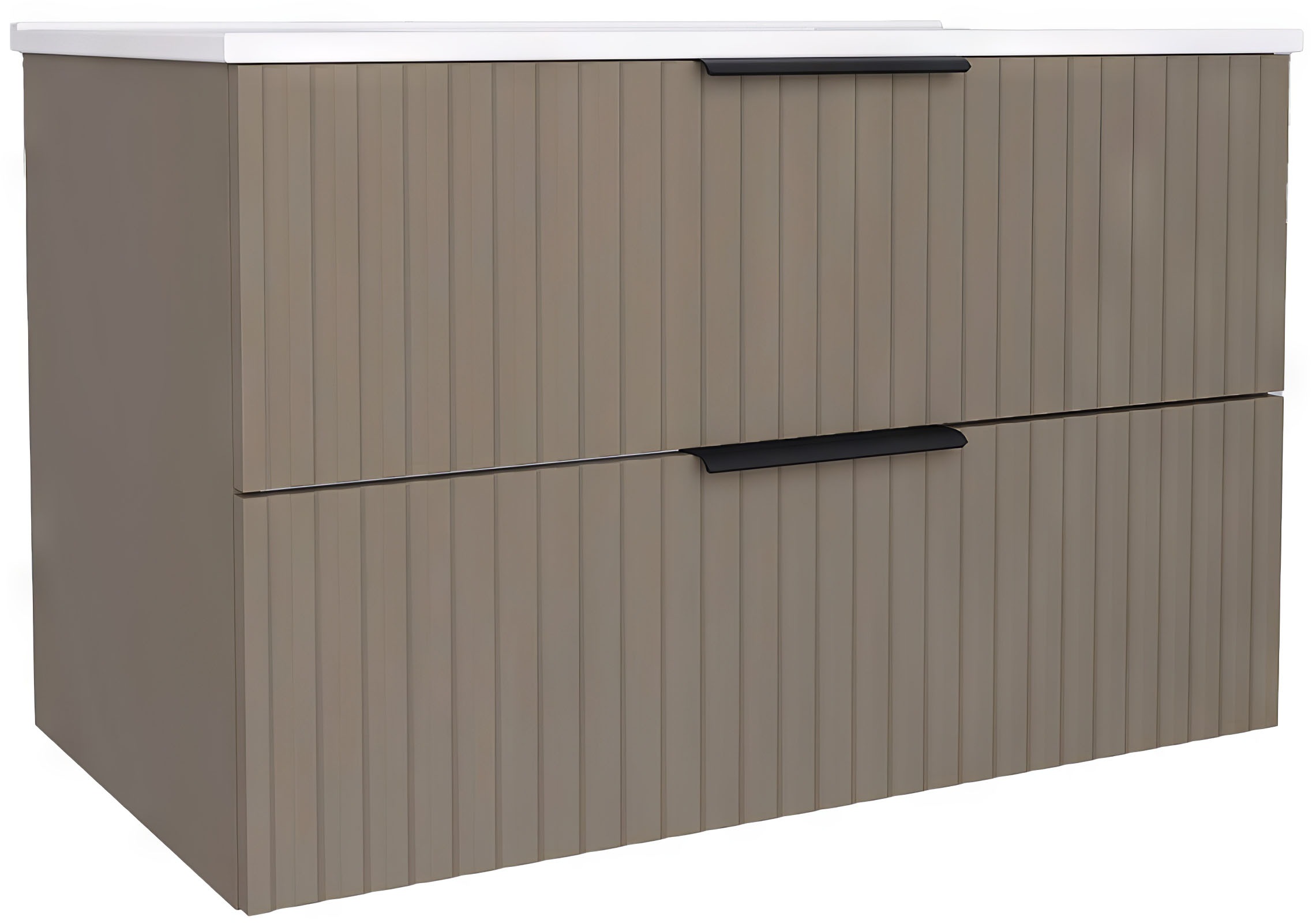 welltime Waschtisch "TIBU mit Waschbecken. 2 Schubladen. 2 Breiten (60/80cm günstig online kaufen