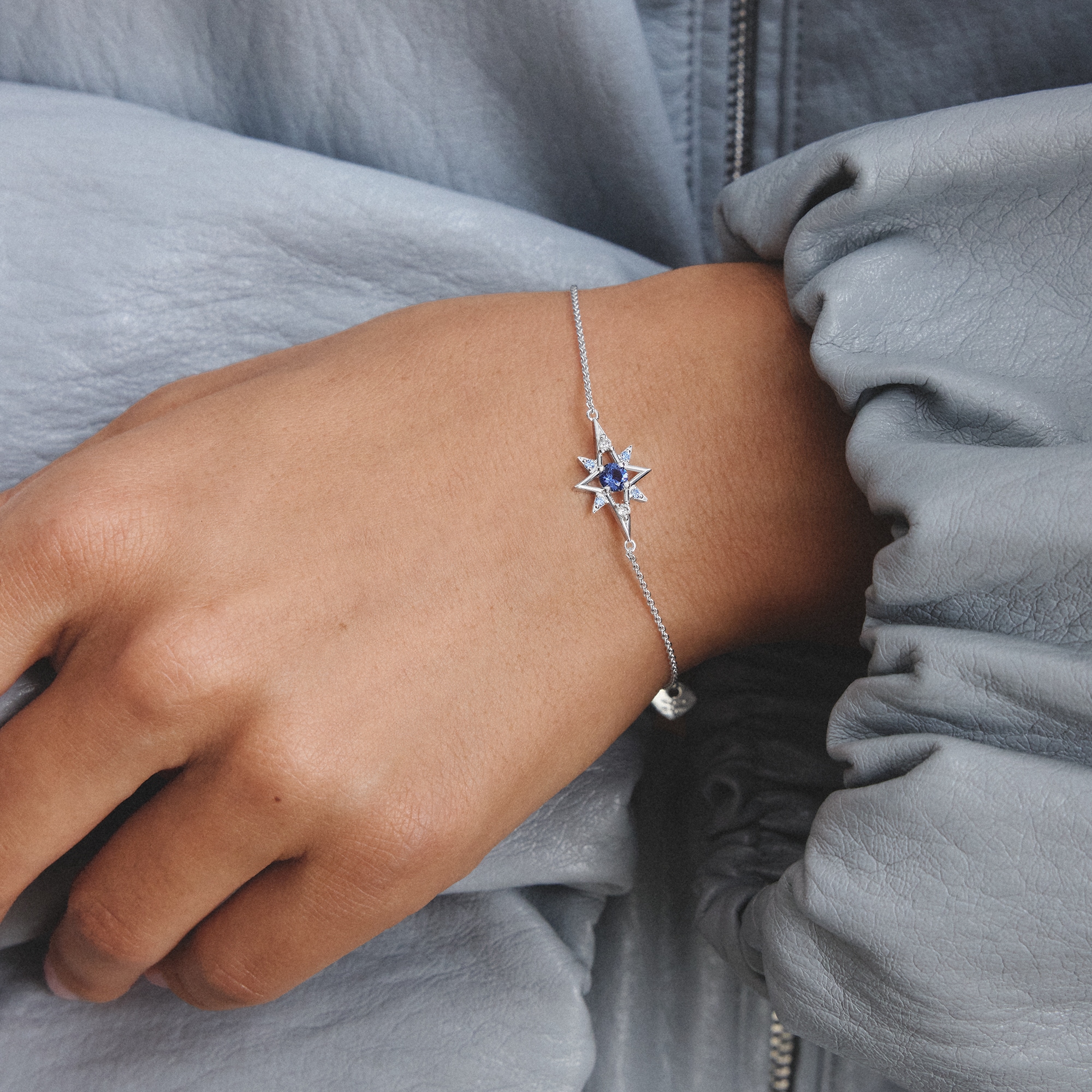 THOMAS SABO Armband »Midnight Sky Armband« mit Zirkonia (synth.), Glas-Keramik Stein